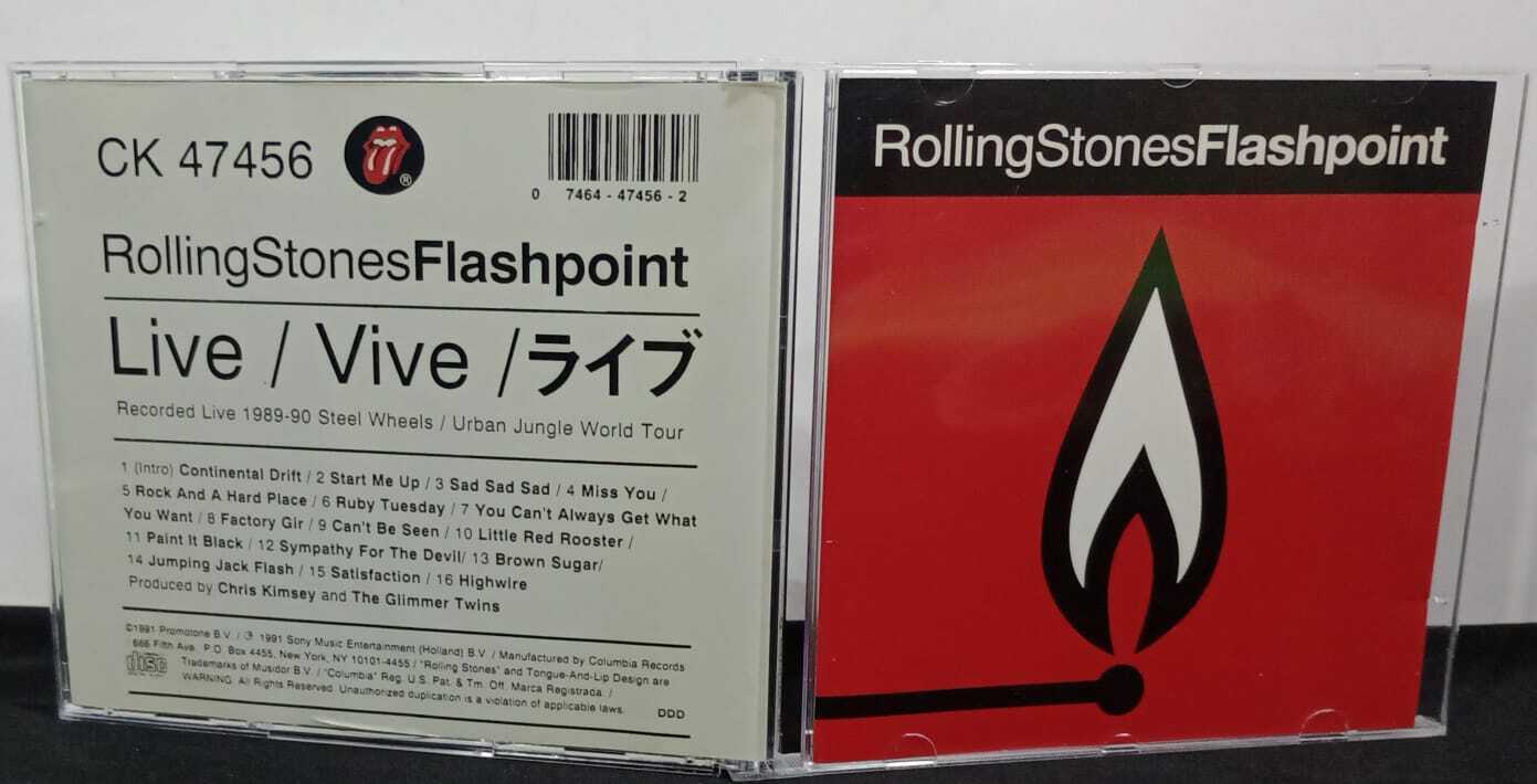 CD - Rolling Stones - Flashpoint (USA)