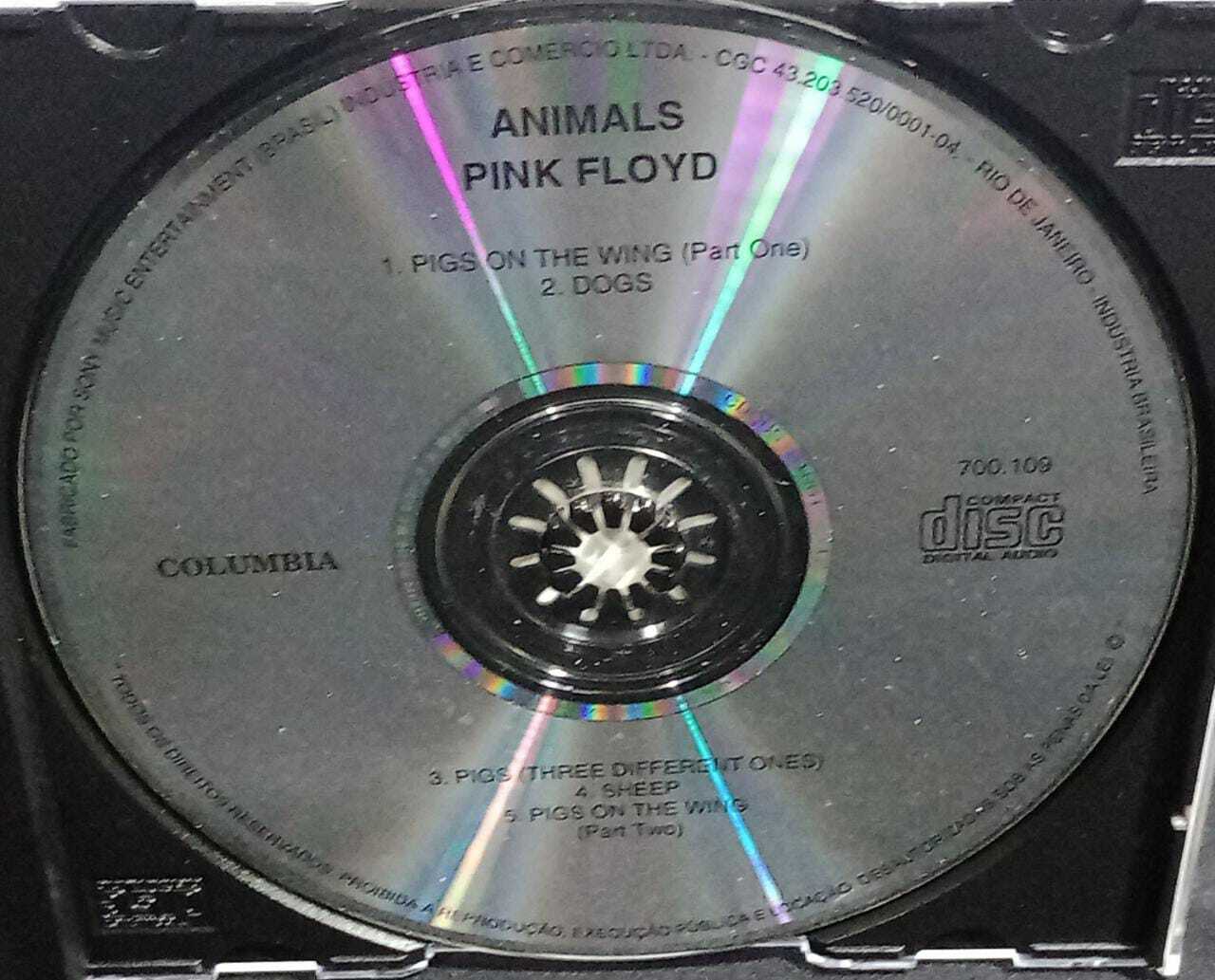 CD - Pink Floyd - Animals (Acrilico)