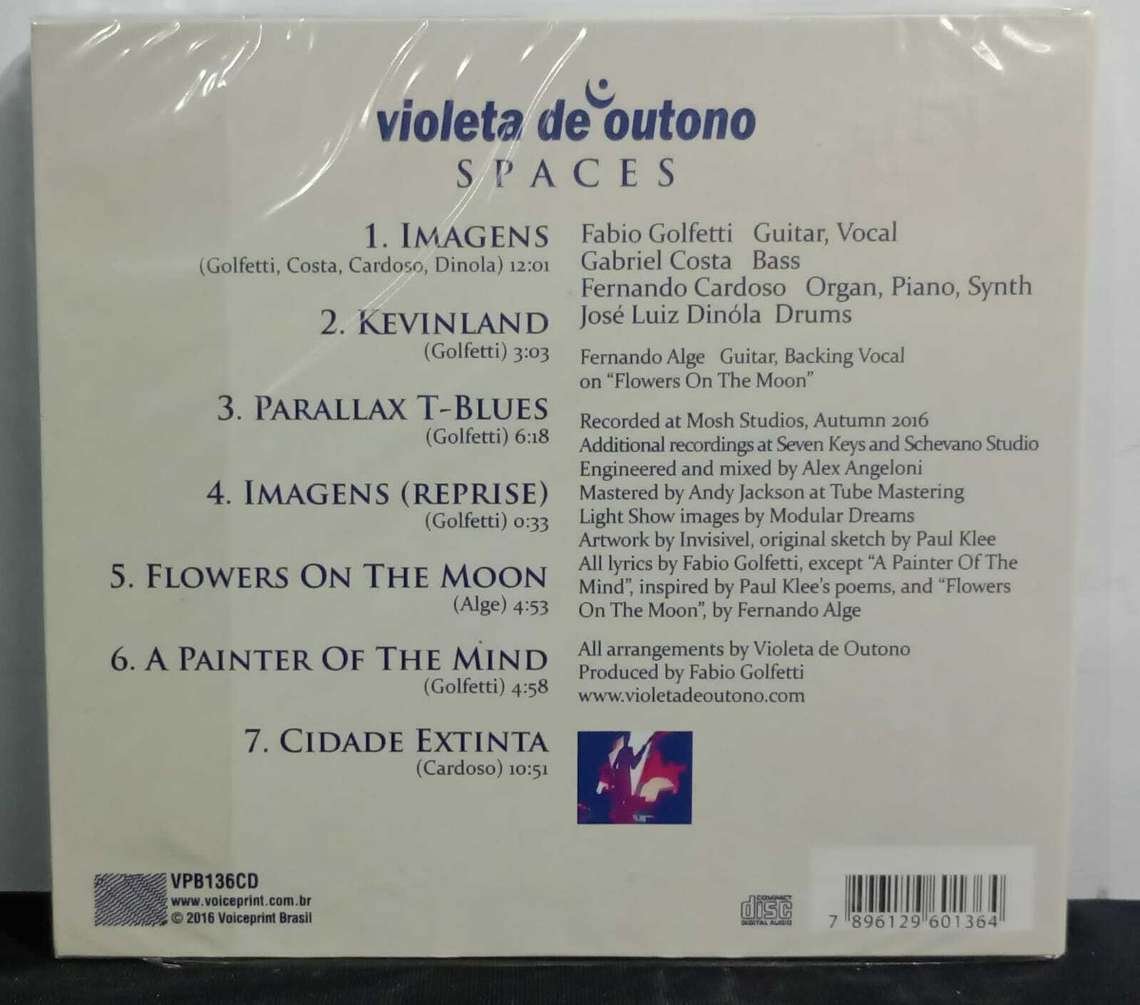 CD - Violeta de Outono - Spaces (lacrado)