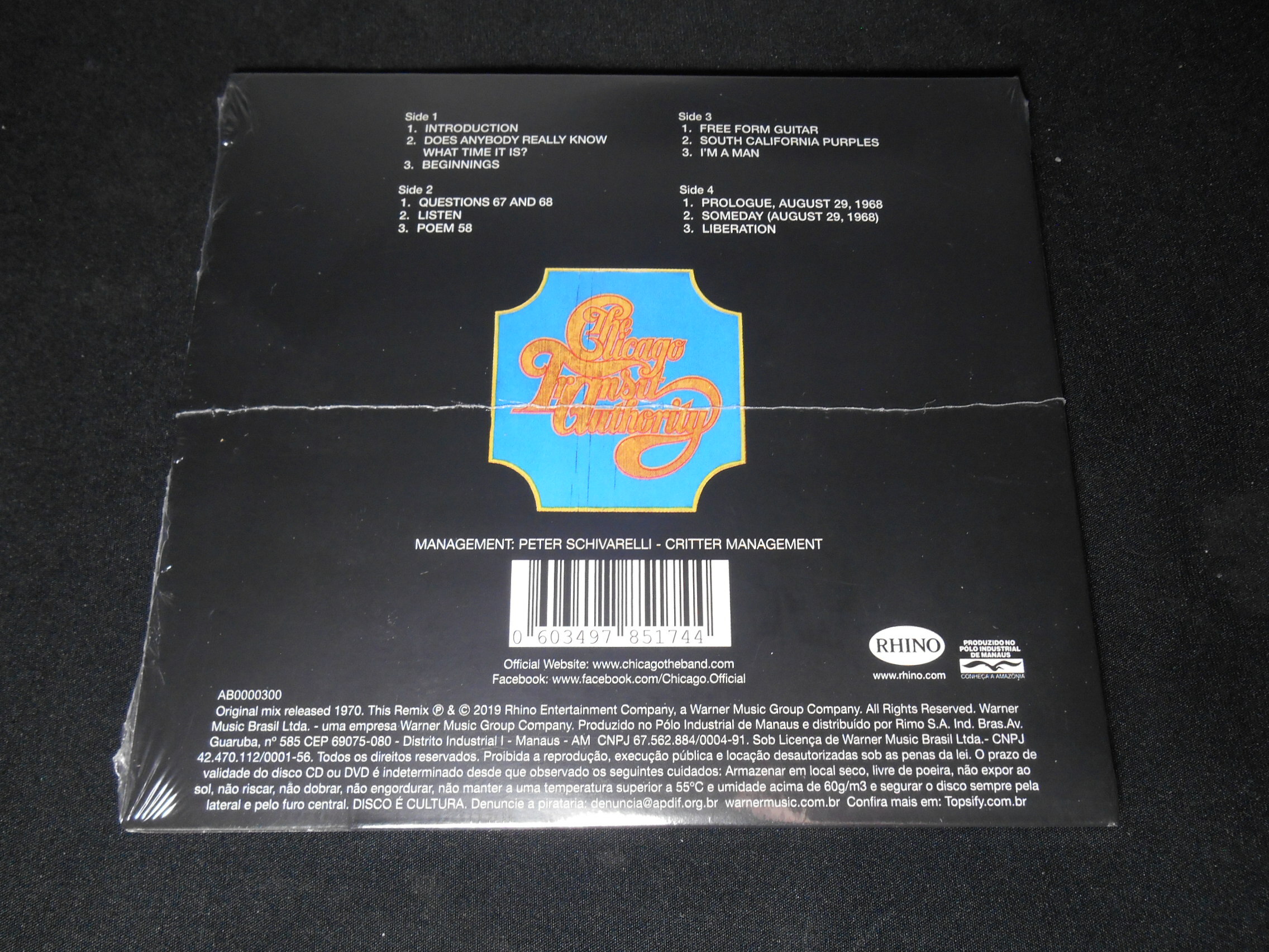 CD - Chicago - Transit Authority 50th Anniversary Remix (Lacrado)