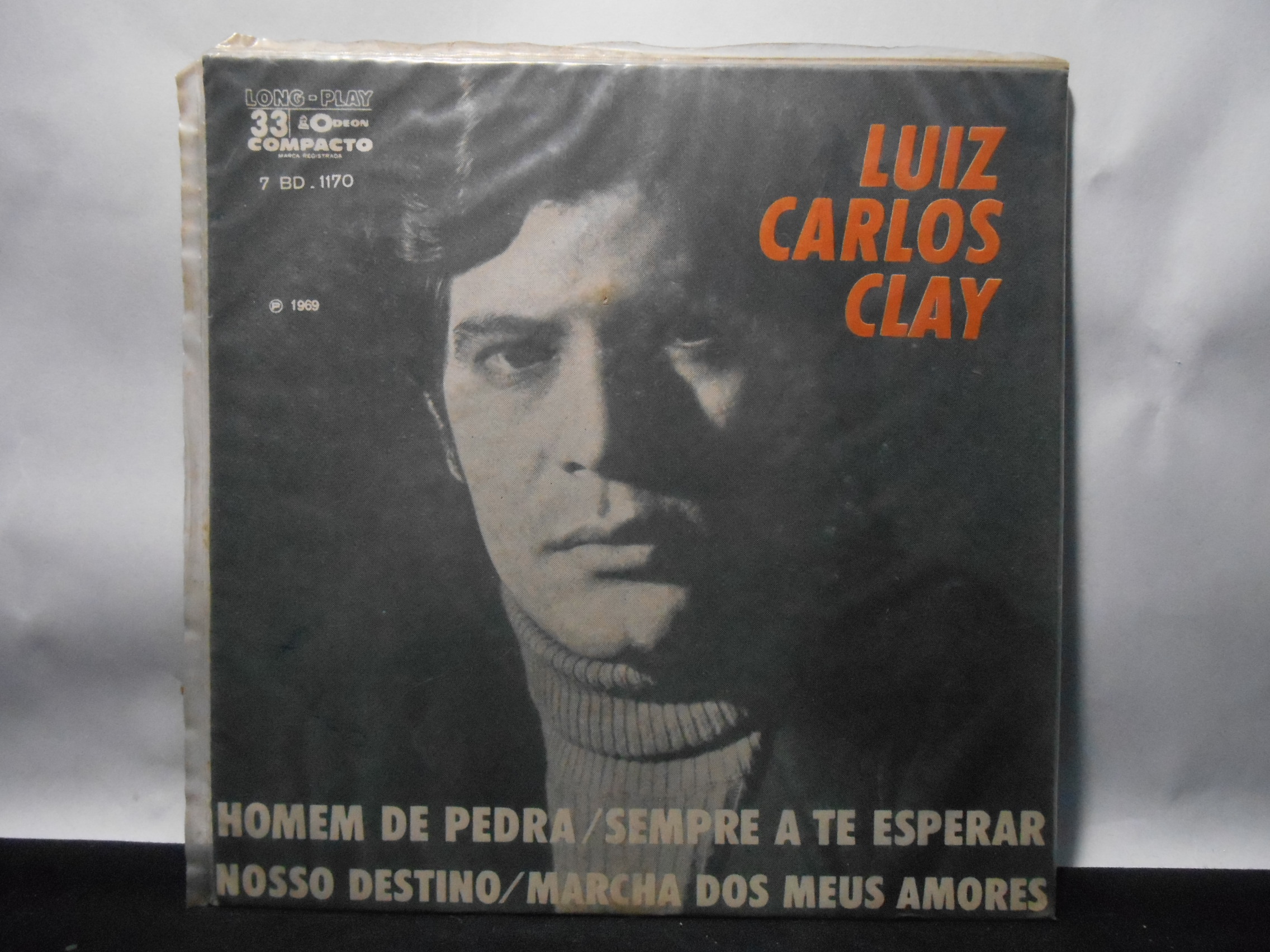 Vinil Compacto - Luiz Carlos Clay - Homem de Pedra