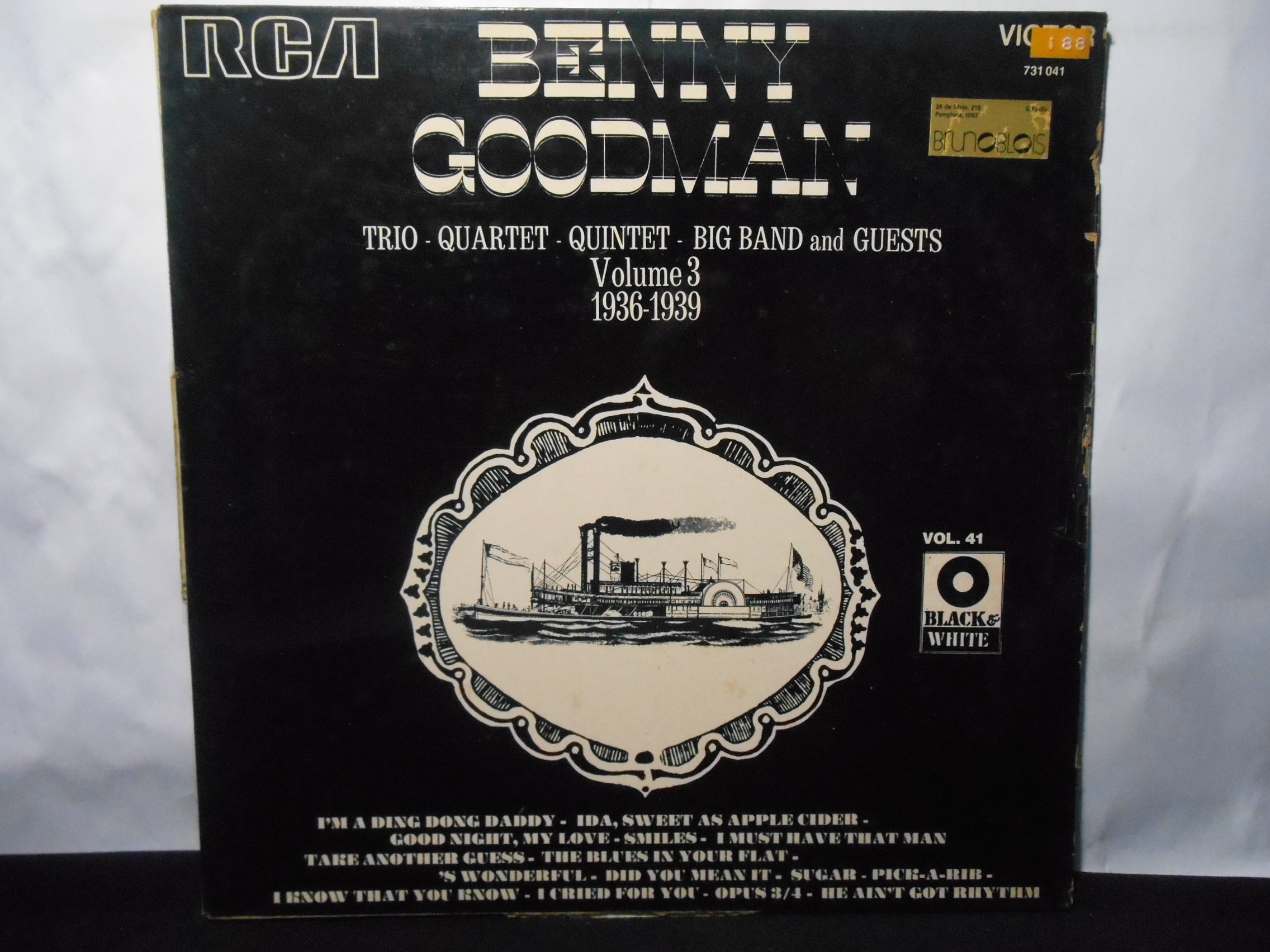Vinil - Benny Goodman - Trio Quartet Quintet Big Band and Guests Volume 3 1936-1939 (France)