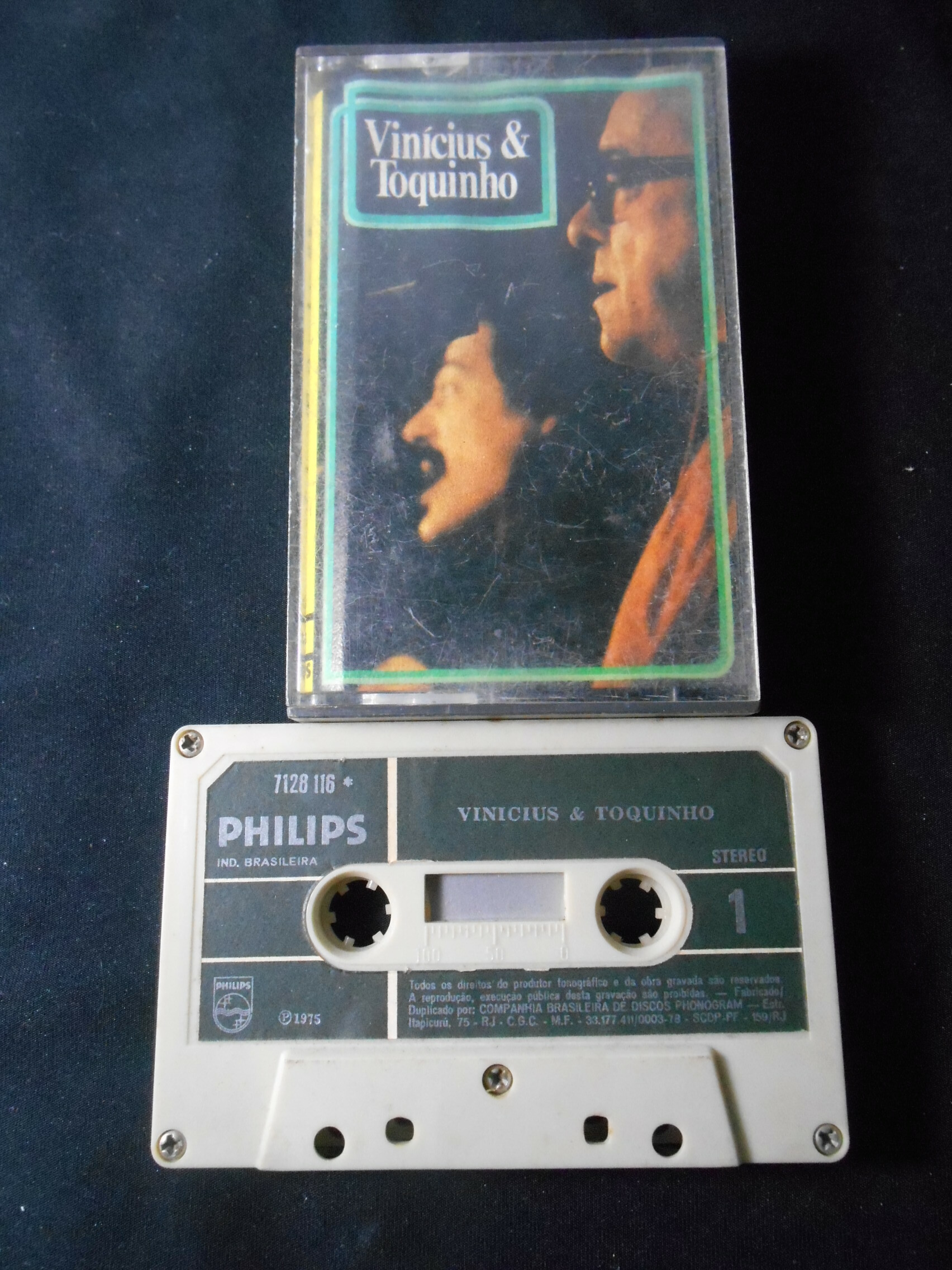 Fita K7 - Vinícius e Toquinho - 1974