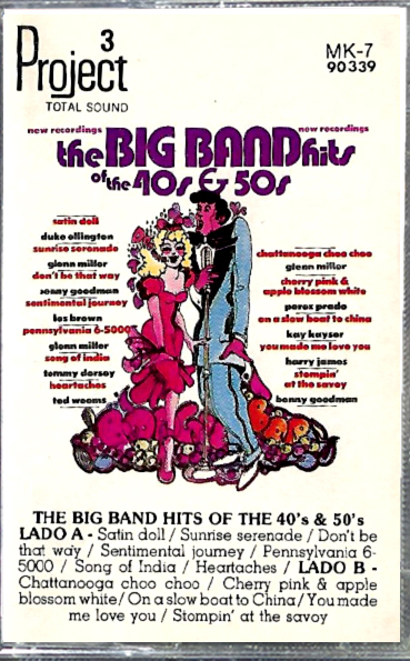 Fita K7 - Enoch Light And The Light Brigade - The Big Band Hits Of The 40s and 50s