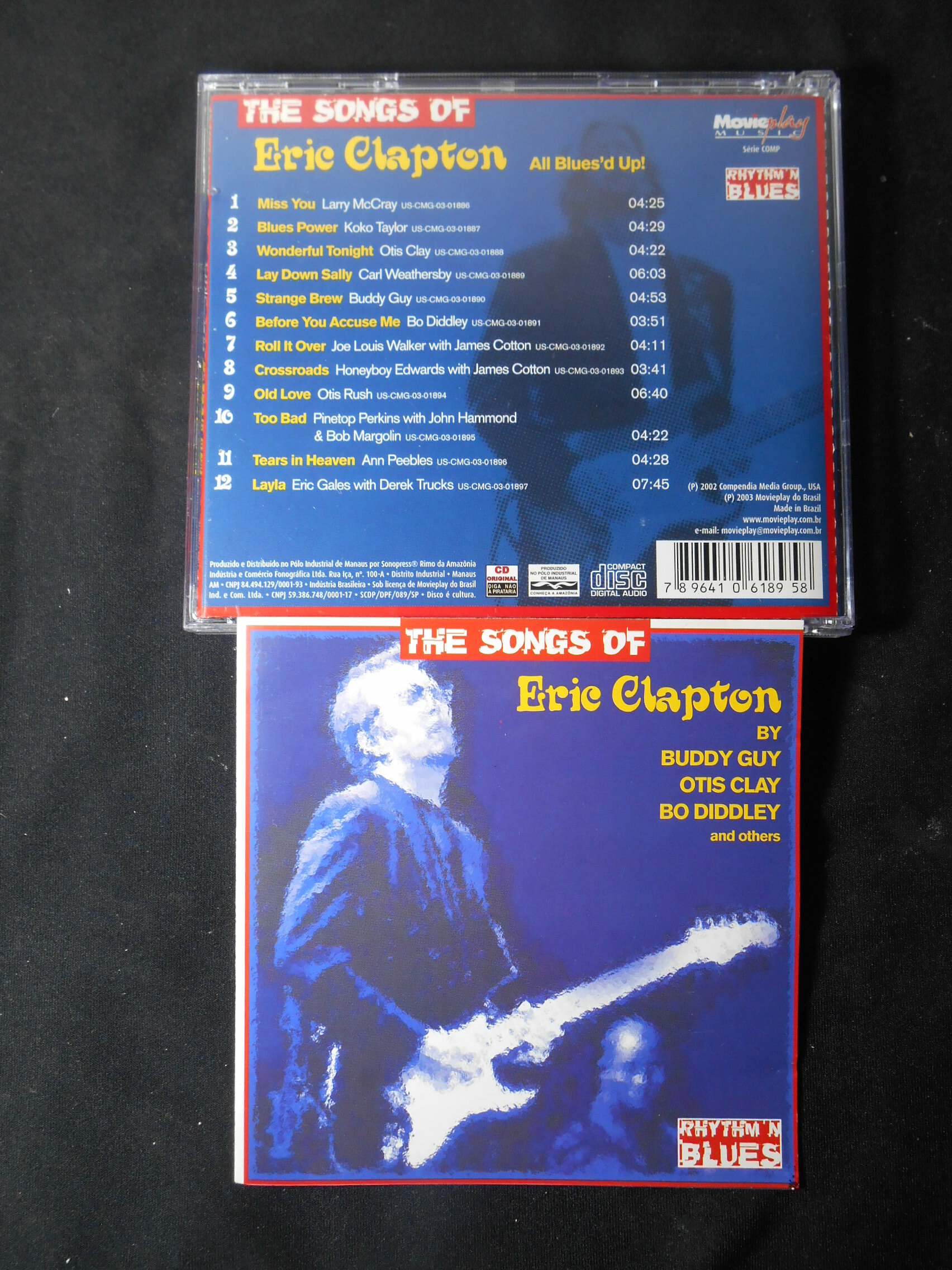 CD - Songs Of Eric Clapton - All Bluesd Up!