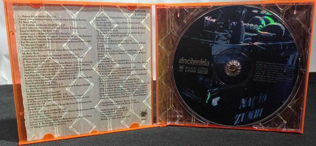 CD - Chico Science e Nacao Zumbi - Afrociberdelia (caixinha laranja)