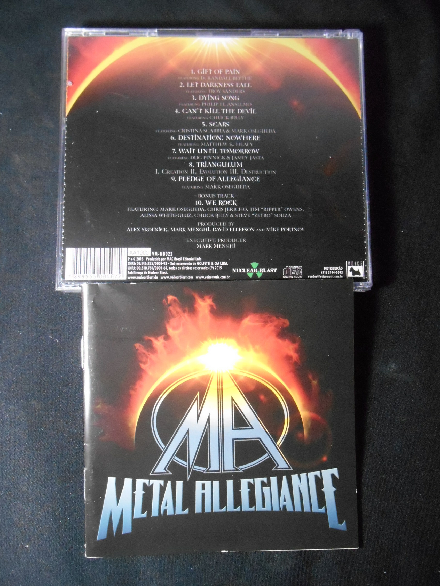 CD - Metal Allegiance - 2015