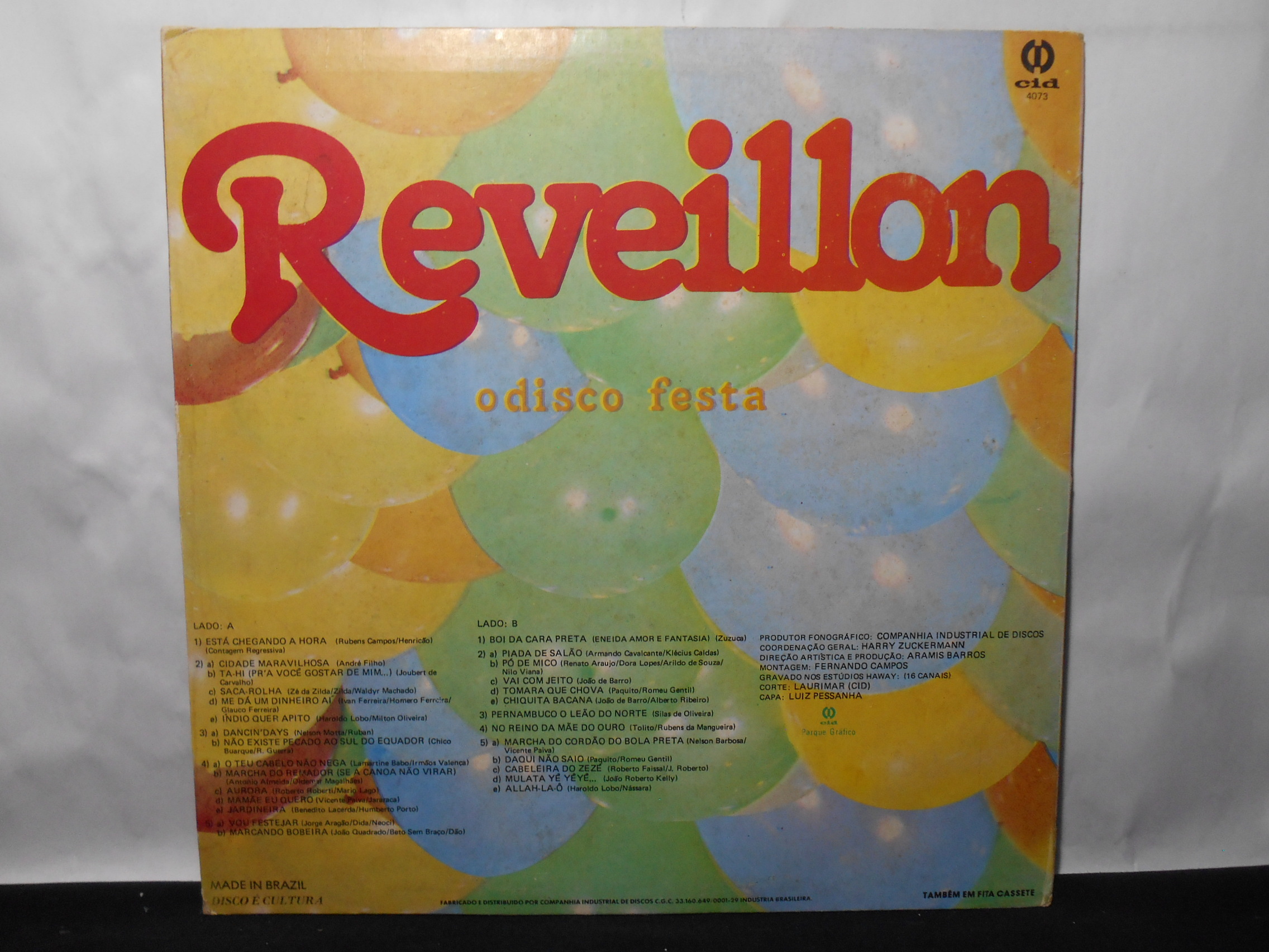 VINIL - Reveillon - O Disco Festa