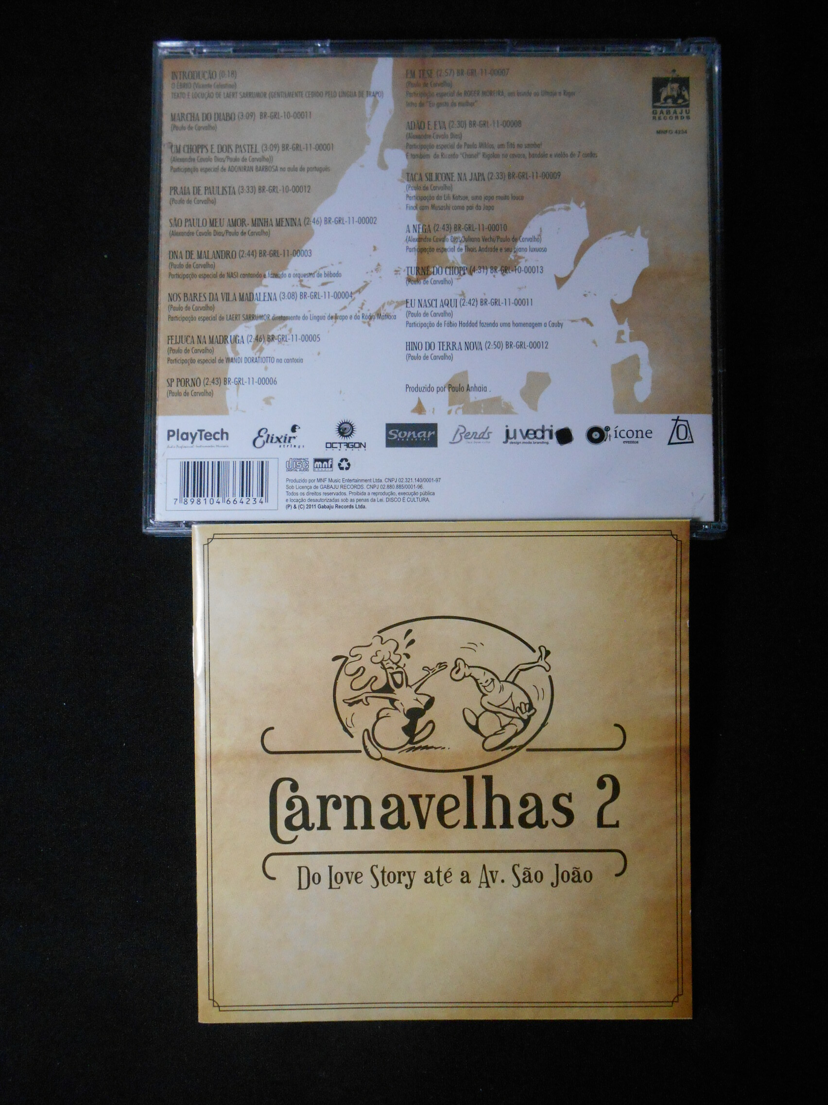 CD - Velhas Virgens - Carnavelhas 2 do Love Story até a Av. São João (CDr)