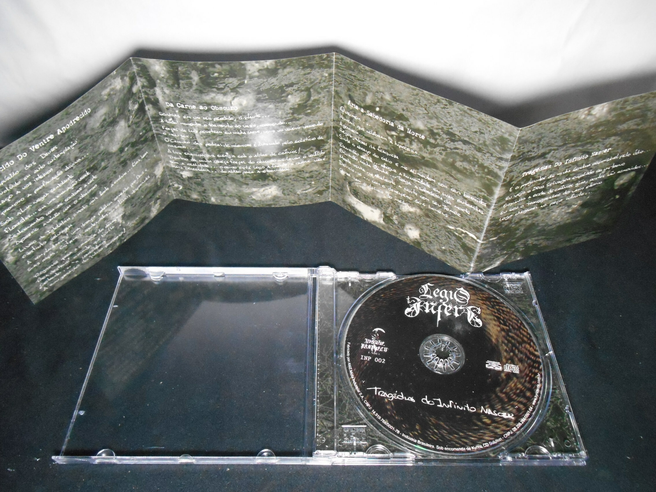 CD - Legio Inferi - Tragédias do Infinito Nascer