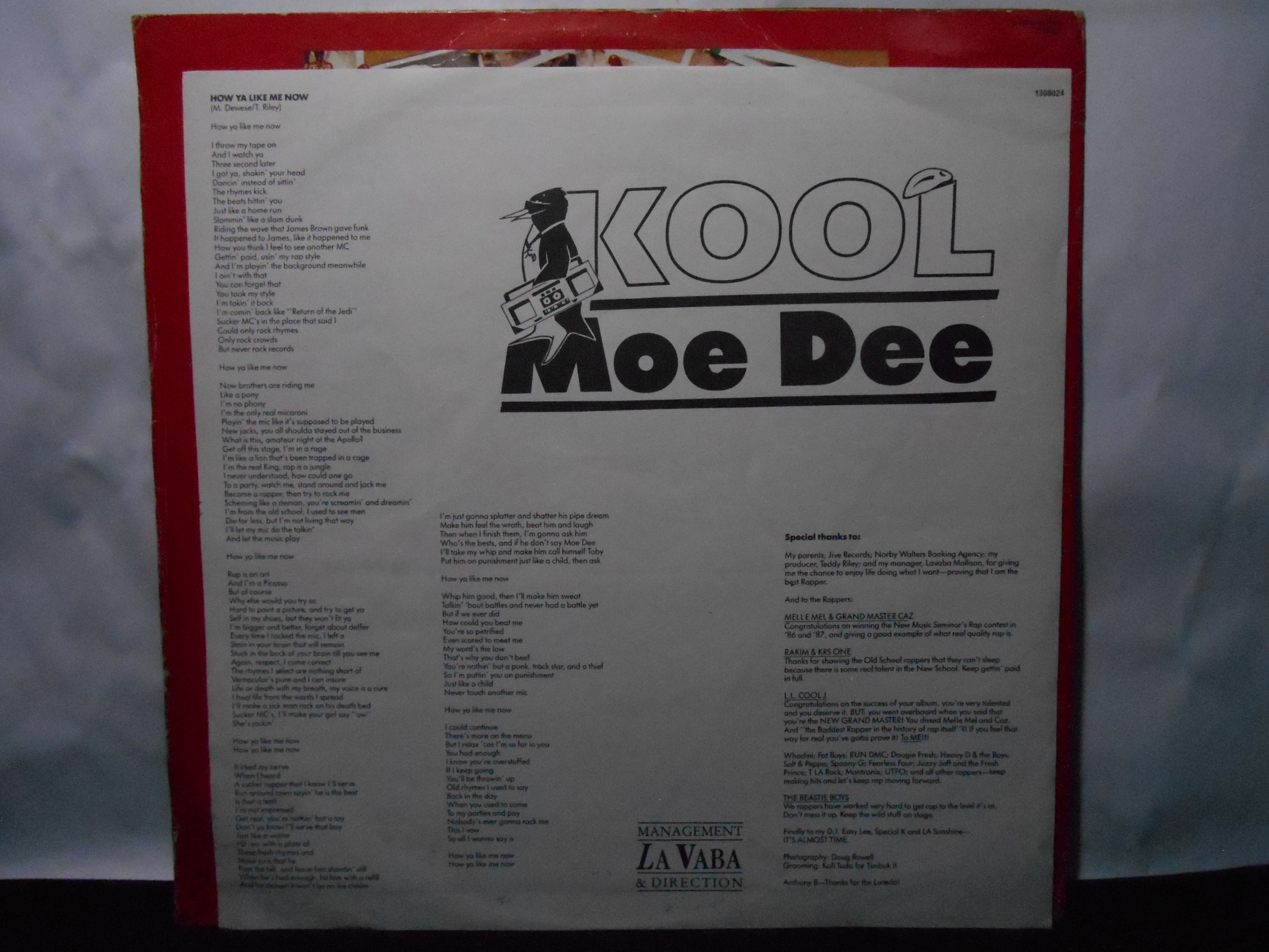 VINIL - Kool Moe Dee - How Ya Like Me Now