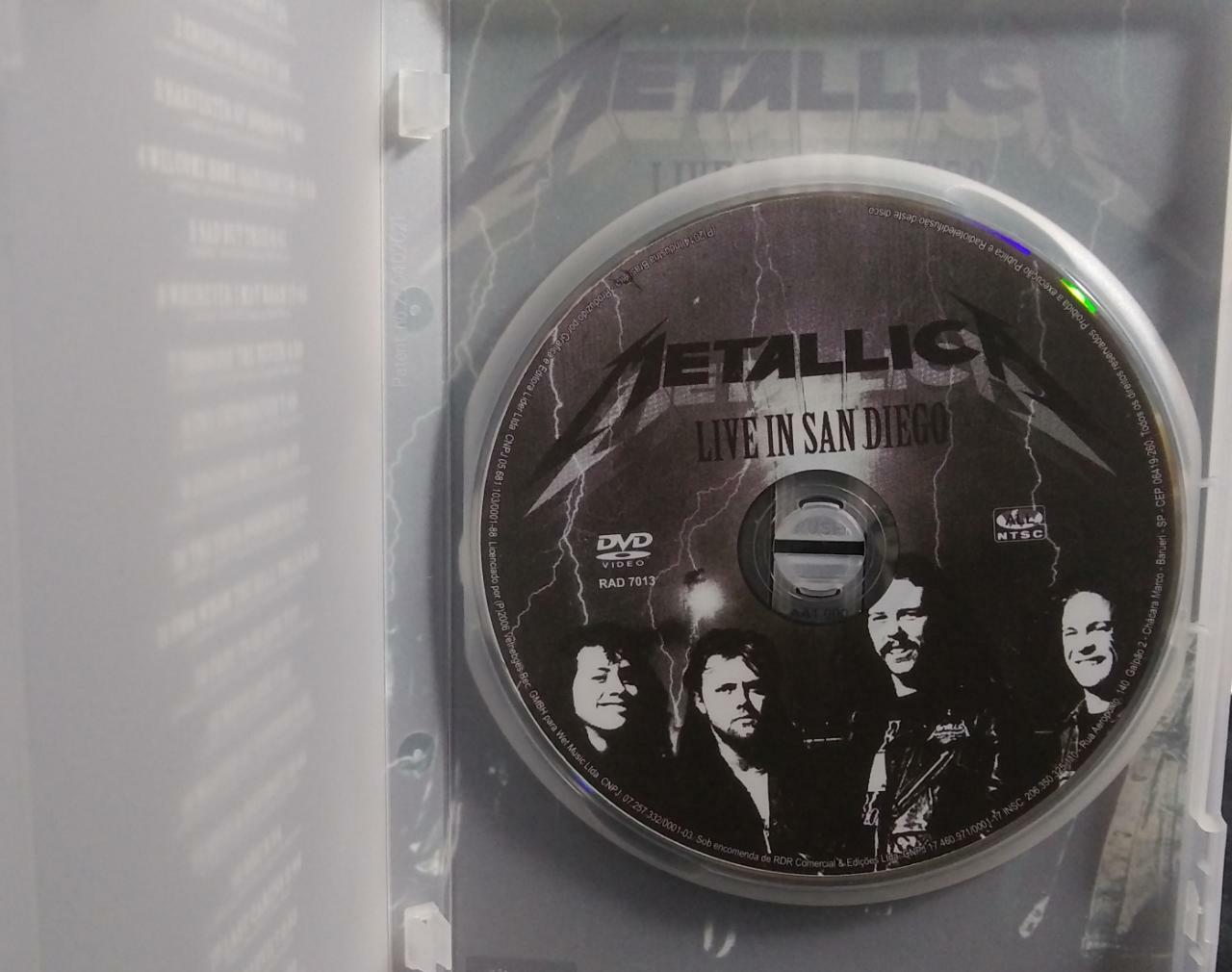 DVD - Metallica - Live in San Diego
