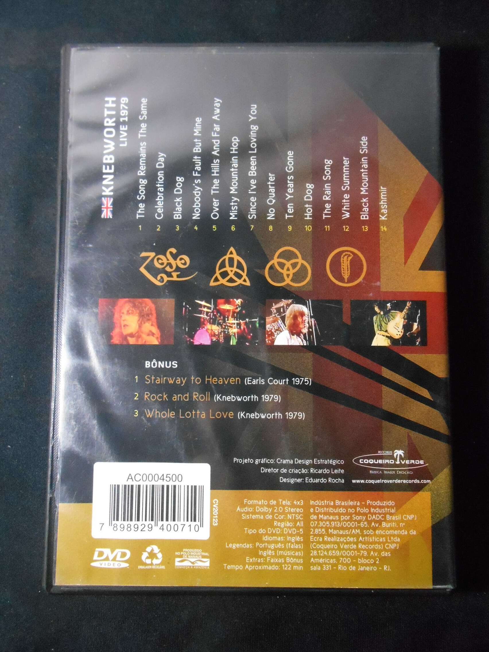 DVD - Led Zeppelin - Knebworth Live 1979