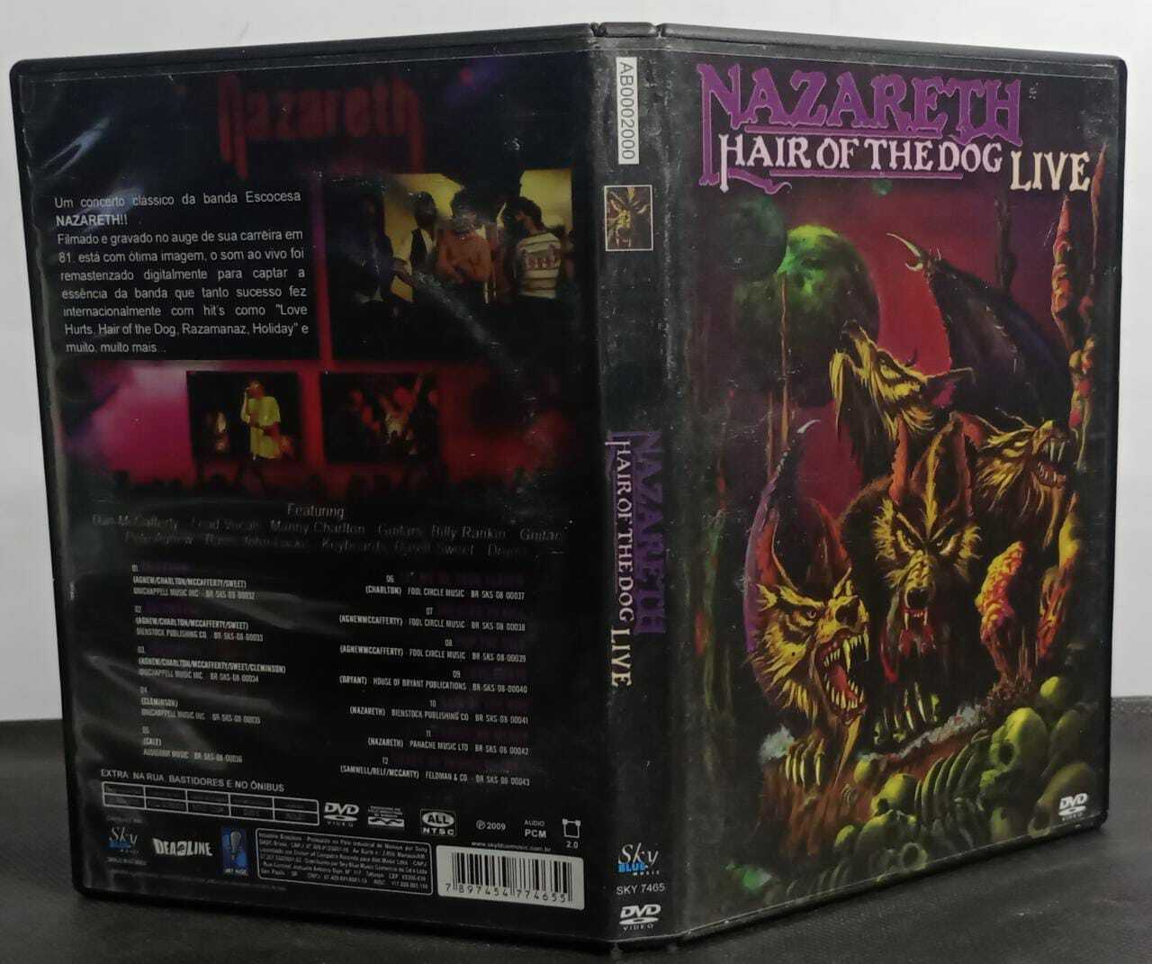 DVD - Nazareth - Hair Of The Dog Live