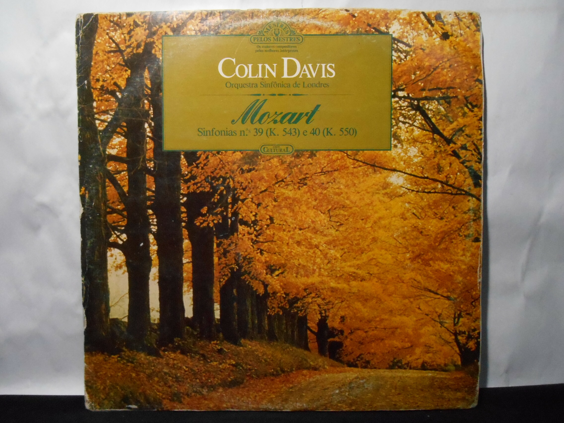 Vinil - Colin Davis Orquestra Sinfônica de Londres - Mozart Sinfonias n 39 e 40
