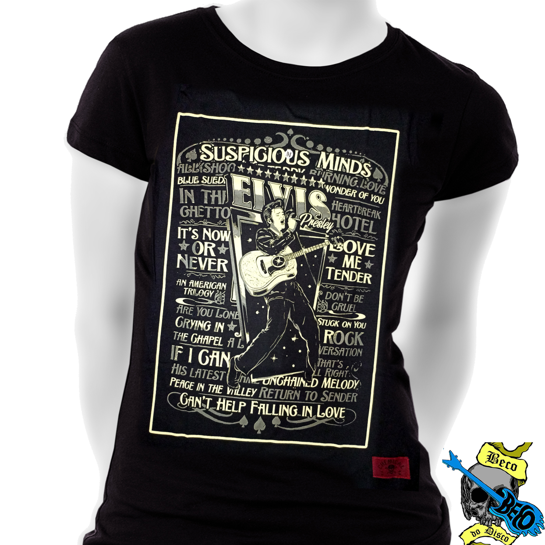 Camiseta Feminina - Elvis Presley - bhm2302