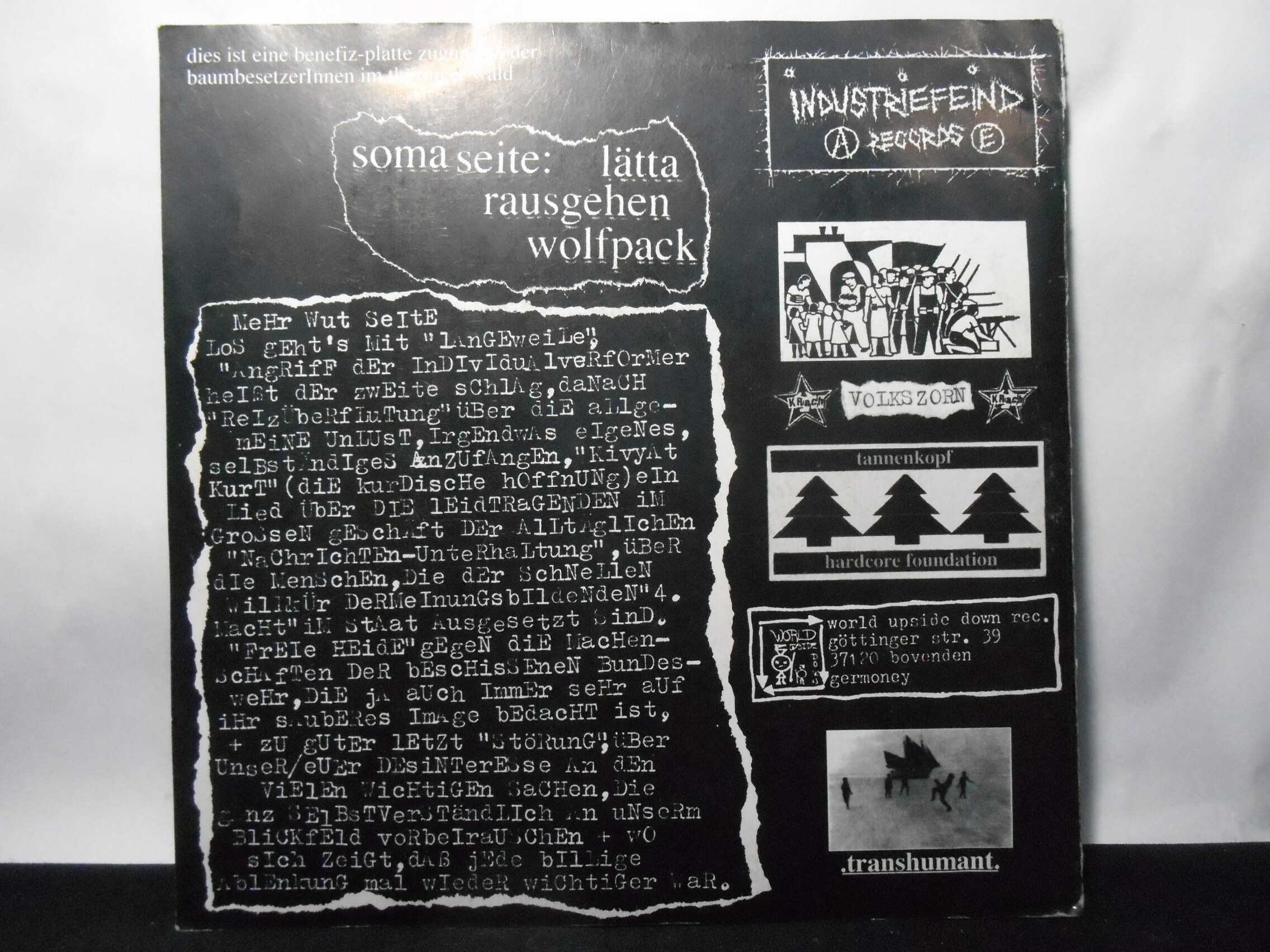 Vinil Compacto - Soma / Mehr Wut - Punk (Germany)