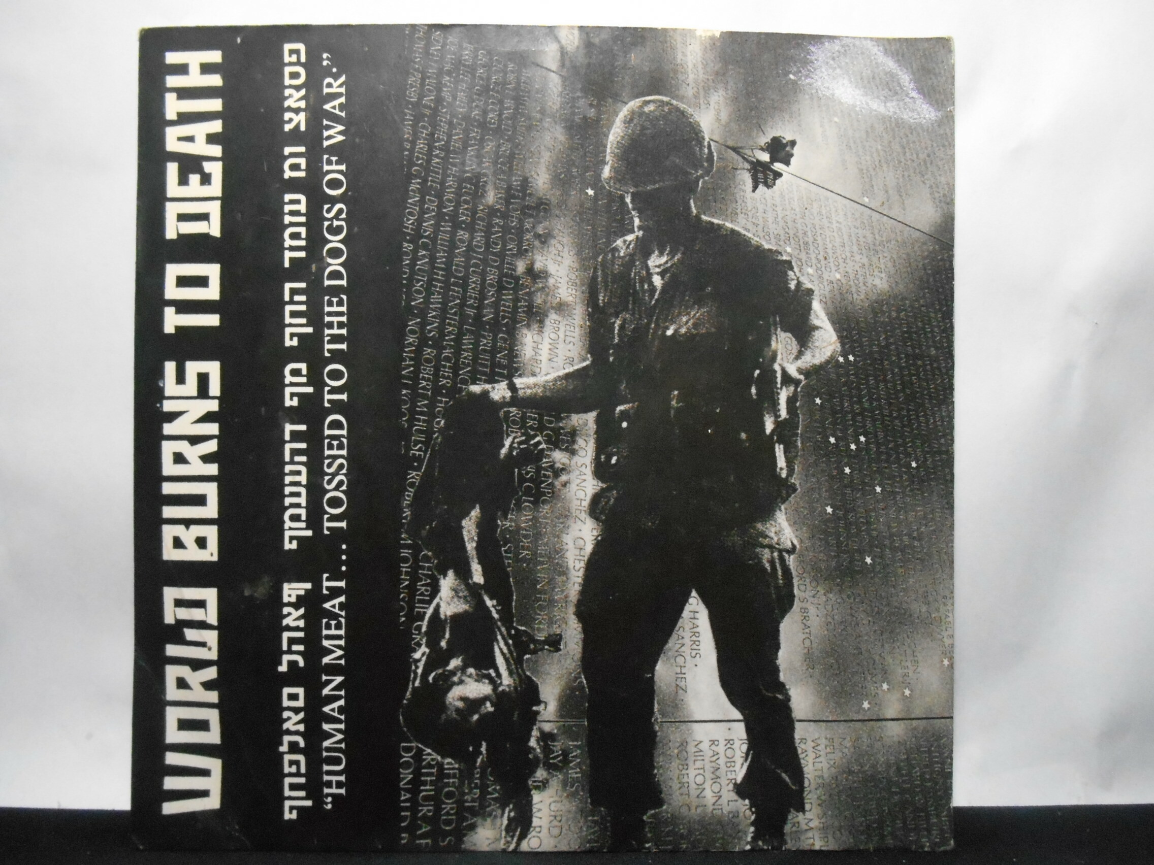 Vinil Compacto - World Burns To Death &#8206;- Human Meat Tossed To The Dogs Of War (USA/Clear)