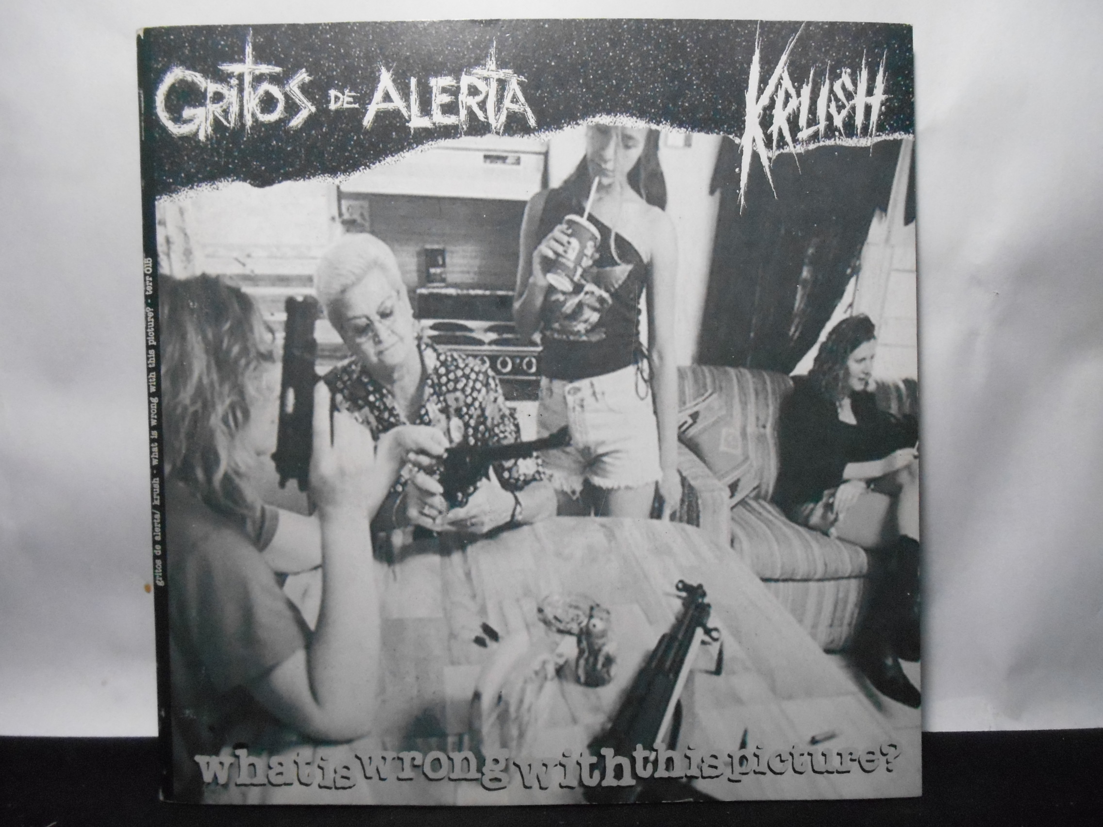 Vinil Compacto - Gritos de Alerta /Krush - What Is Wrong With This Picture? (Holland)