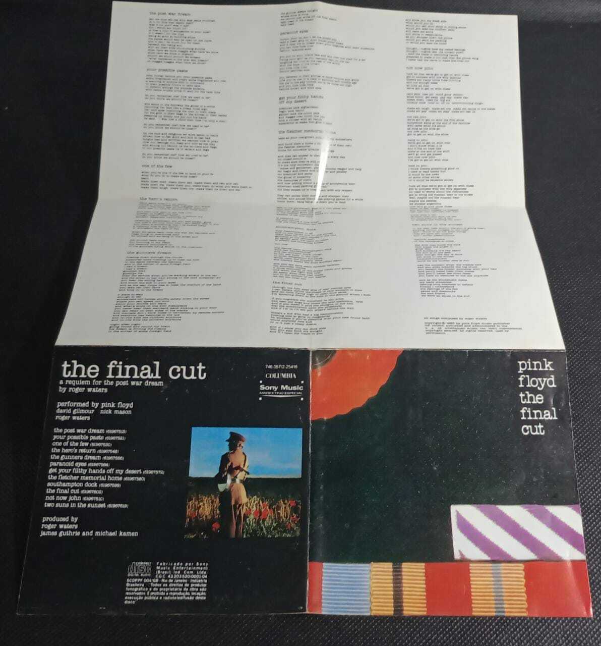 CD - Pink Floyd - The Final Cut