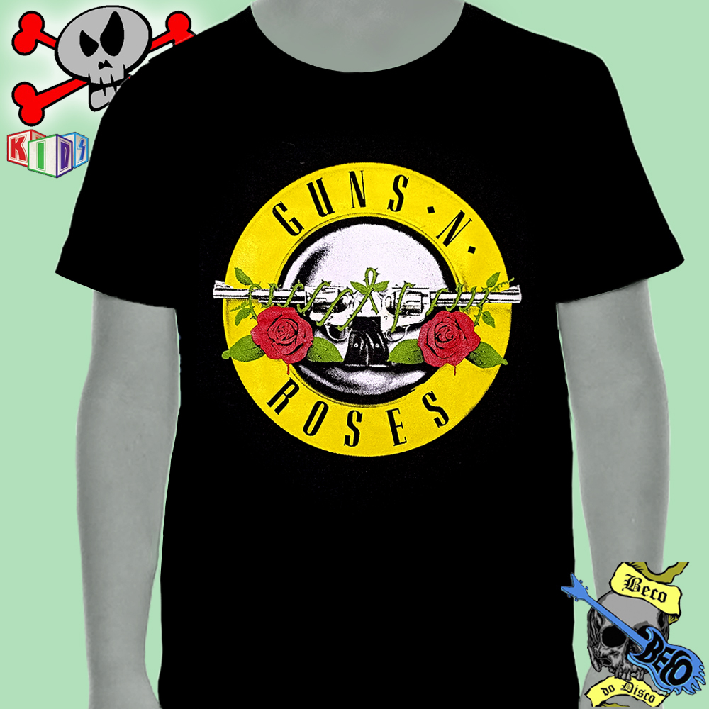 Camiseta - Guns and Roses - kid004