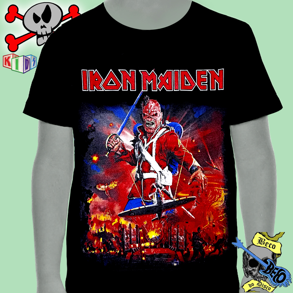 Camiseta - Iron Maiden - kid006