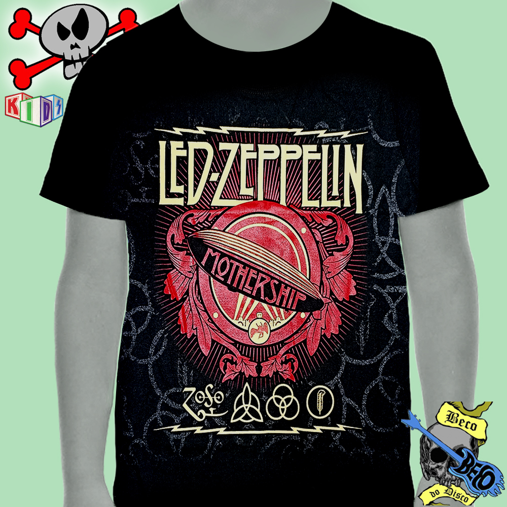 Camiseta - Led Zeppelin - Kid008