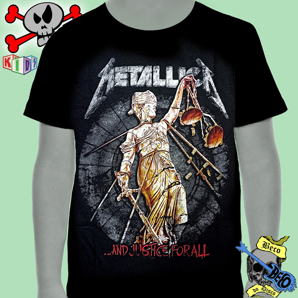 Camiseta - Metallica - kid009