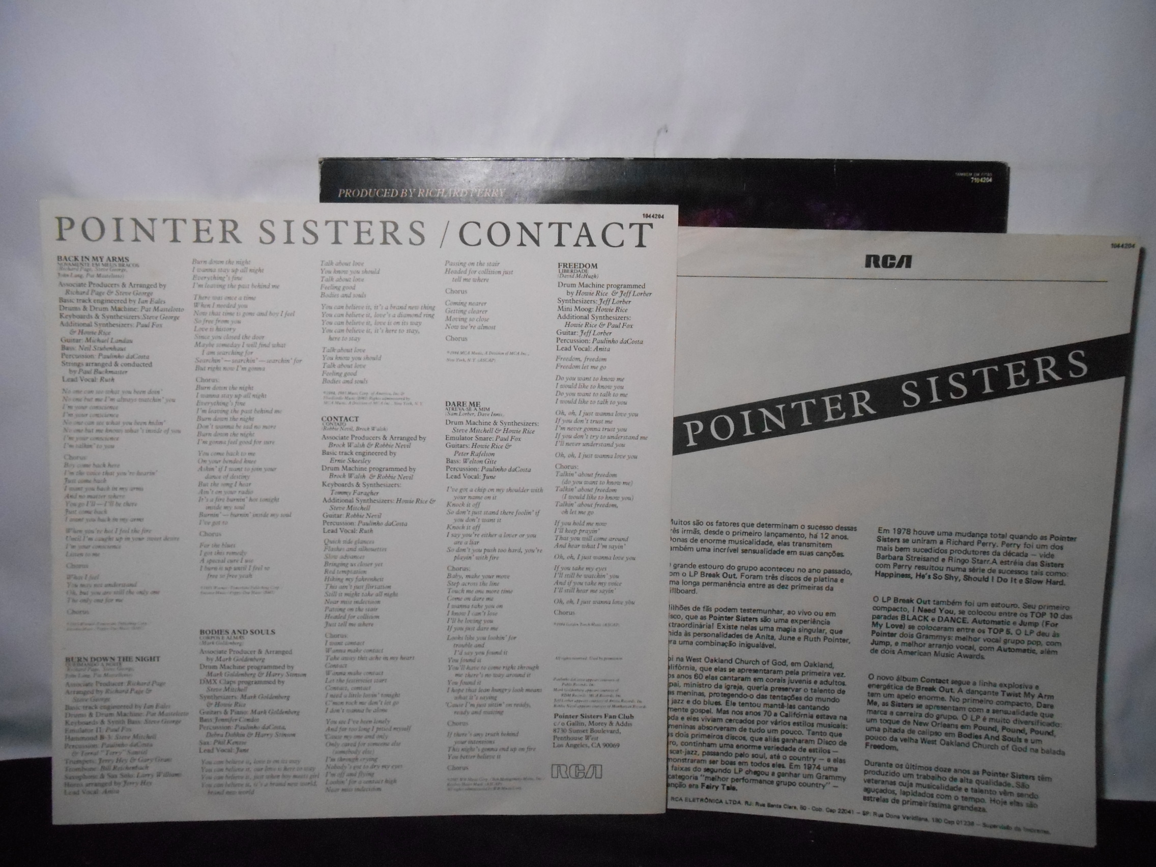 Vinil - Pointer Sisters - Contact