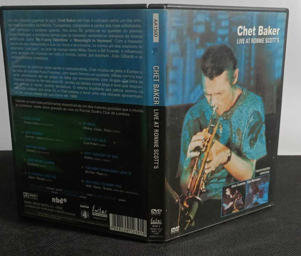DVD - Chet Baker - Live at Ronnie Scotts