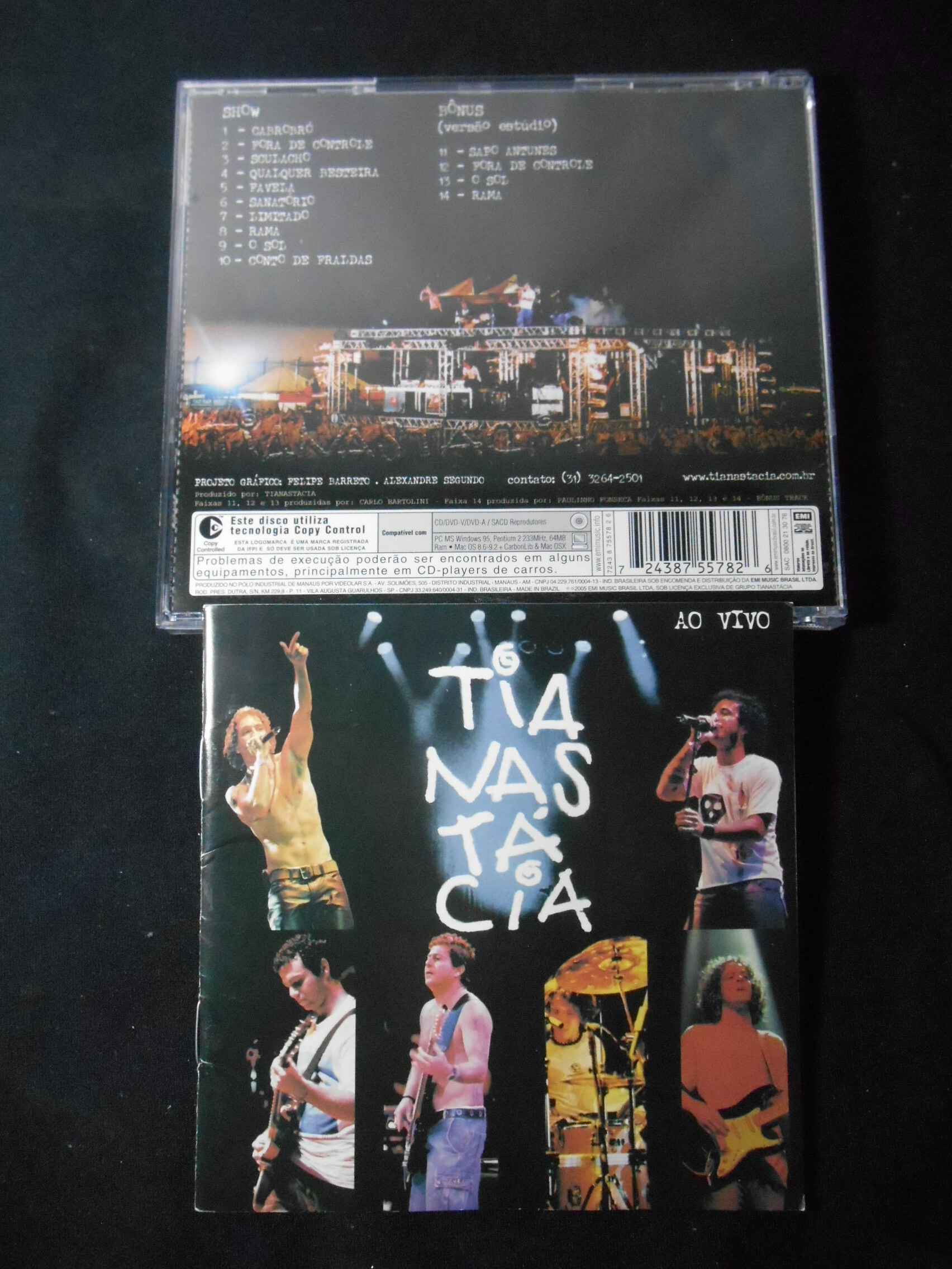 CD - Tianastacia - Ao Vivo