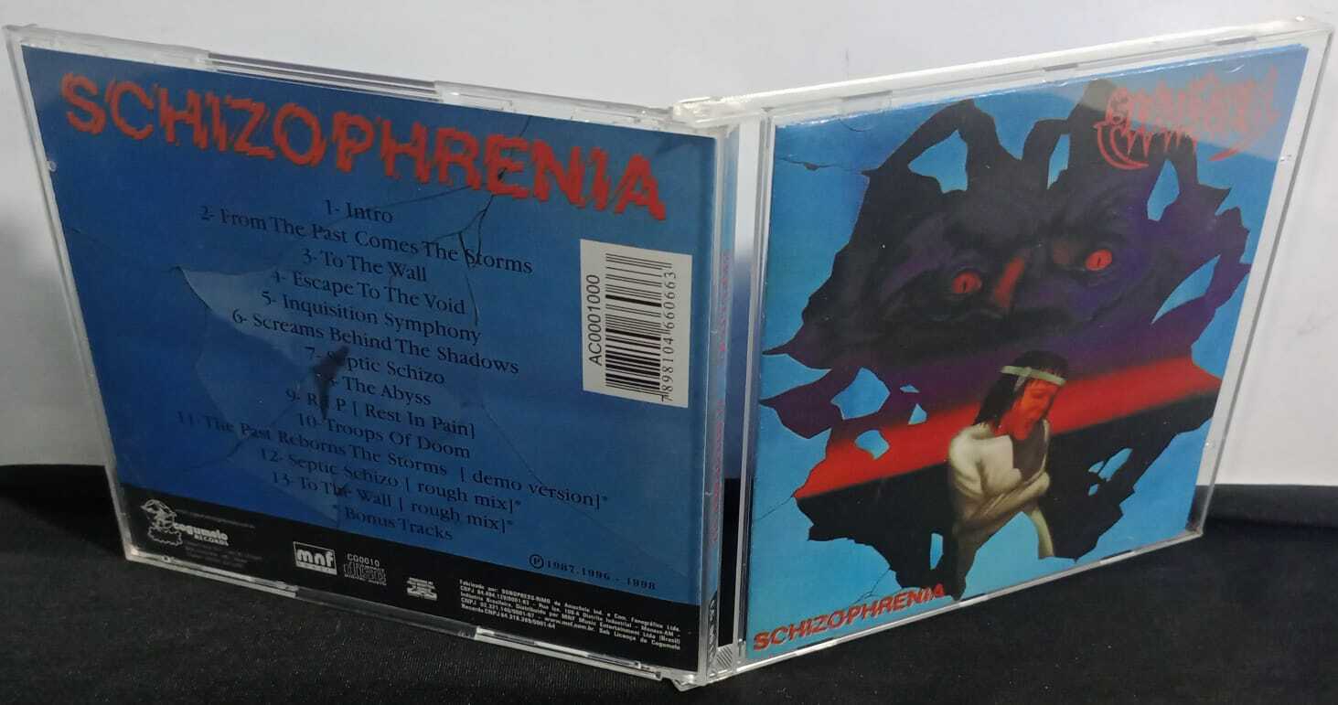 CD - Sepultura - Schizophrenia