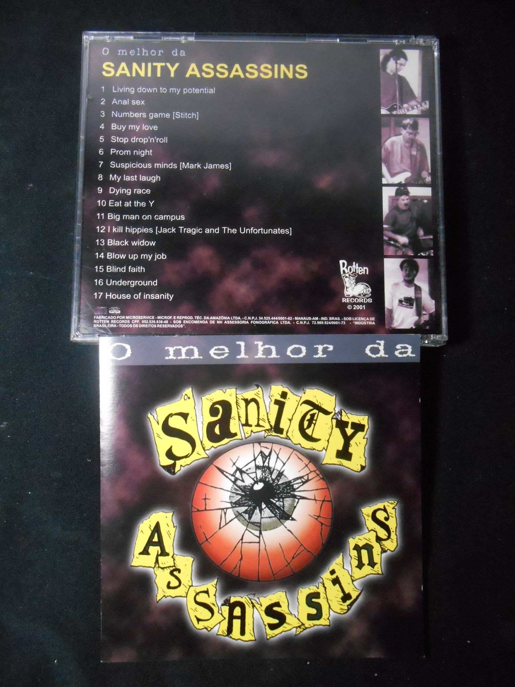 CD - Sanity Assassins - O Melhor Da