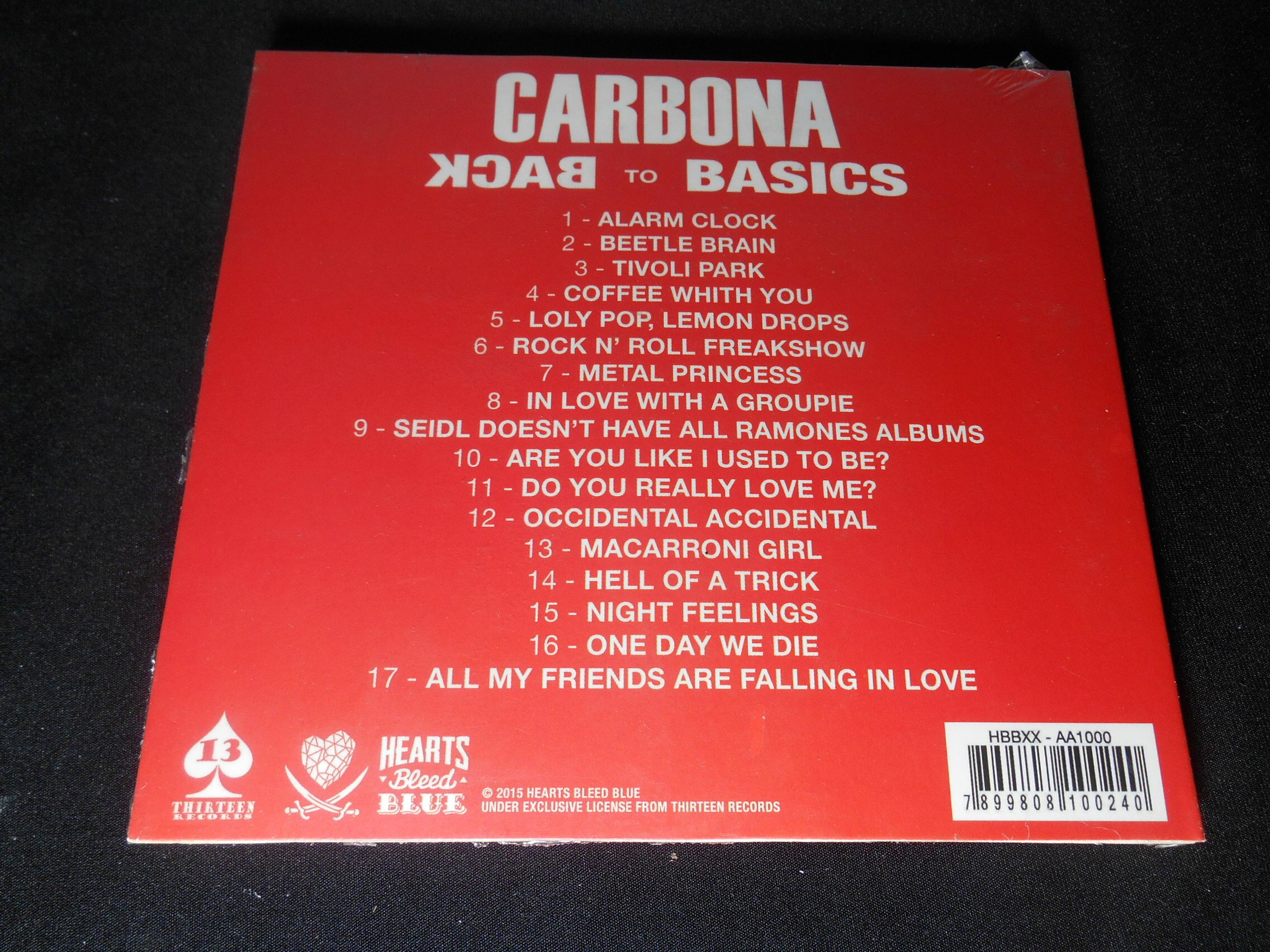 CD - Carbona - Back To Basics (Digipack/Lacrado)