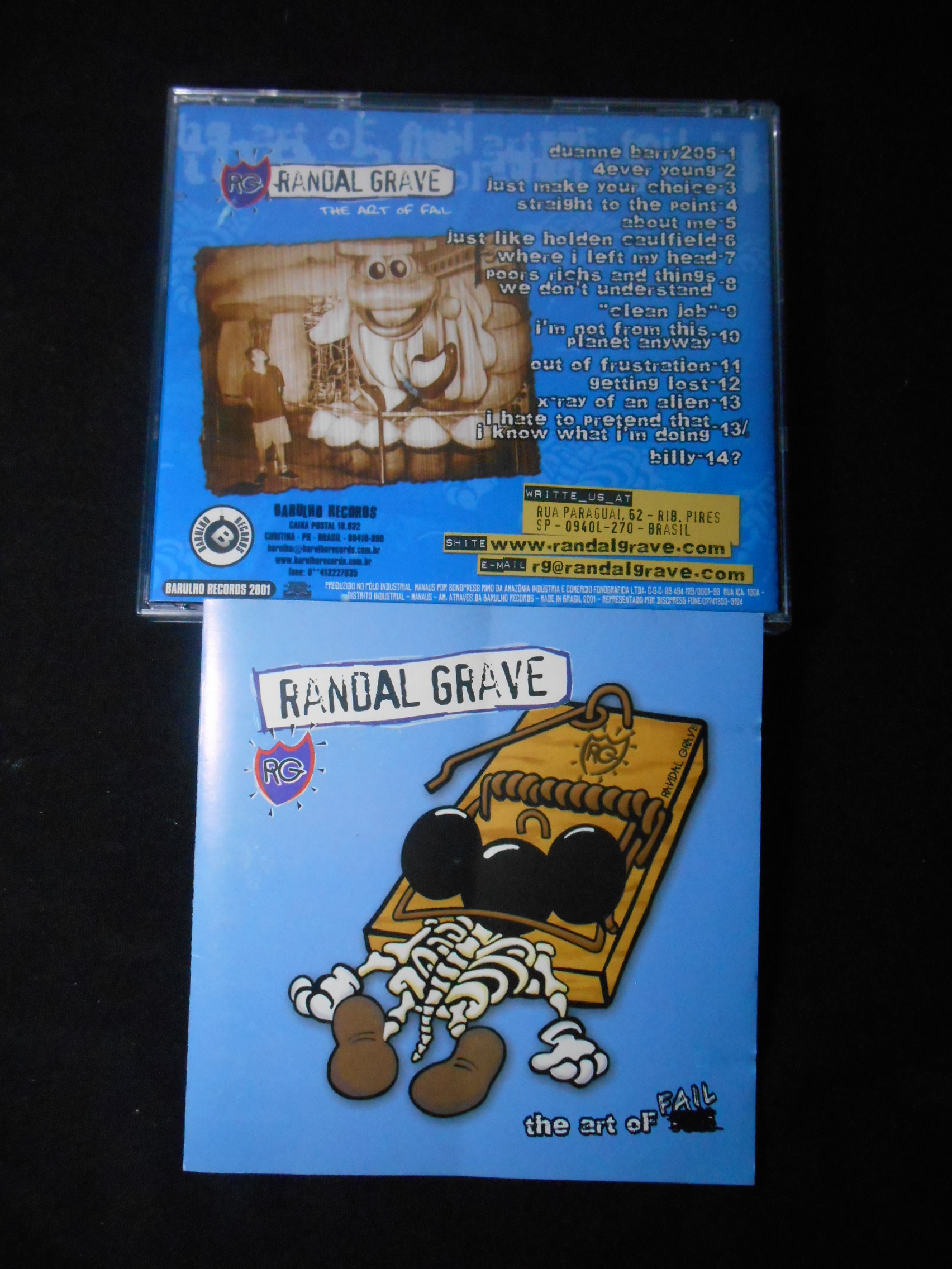CD - Randal Grave - The Art Of Fail