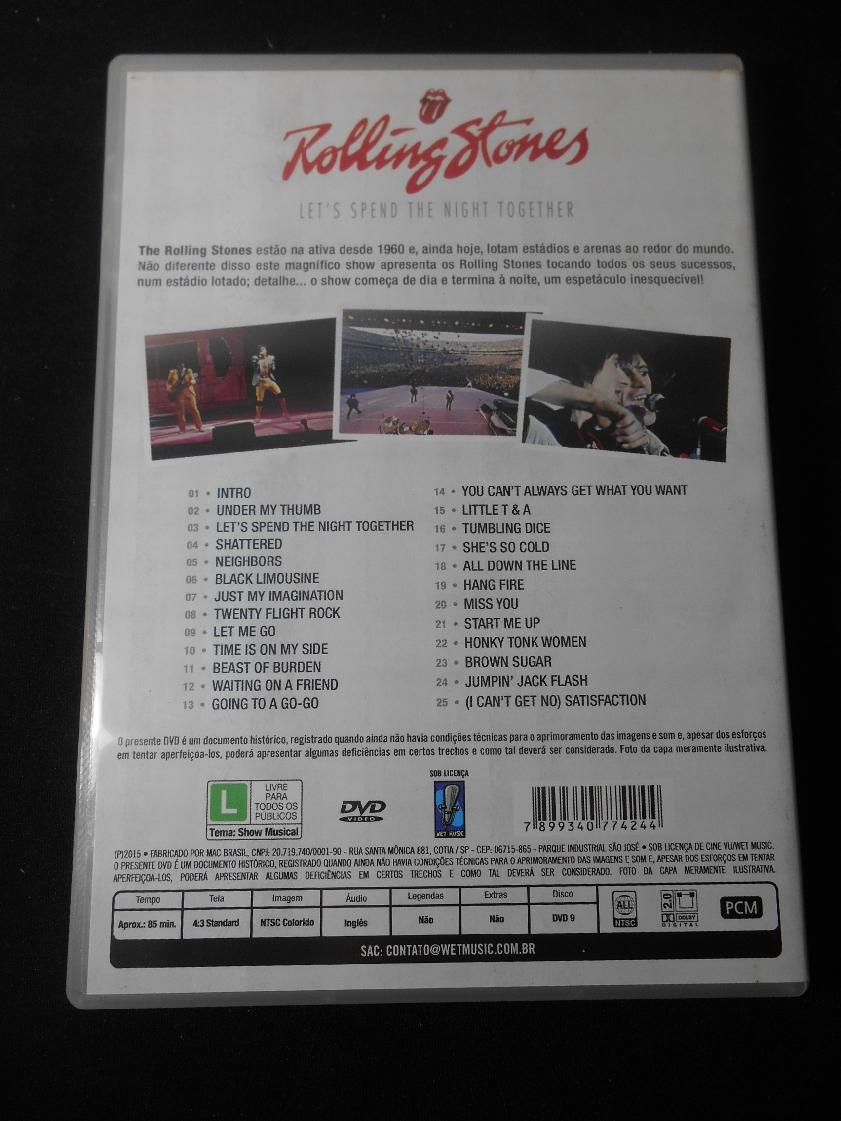 DVD - Rolling Stones the - Lets Spend the Night Together