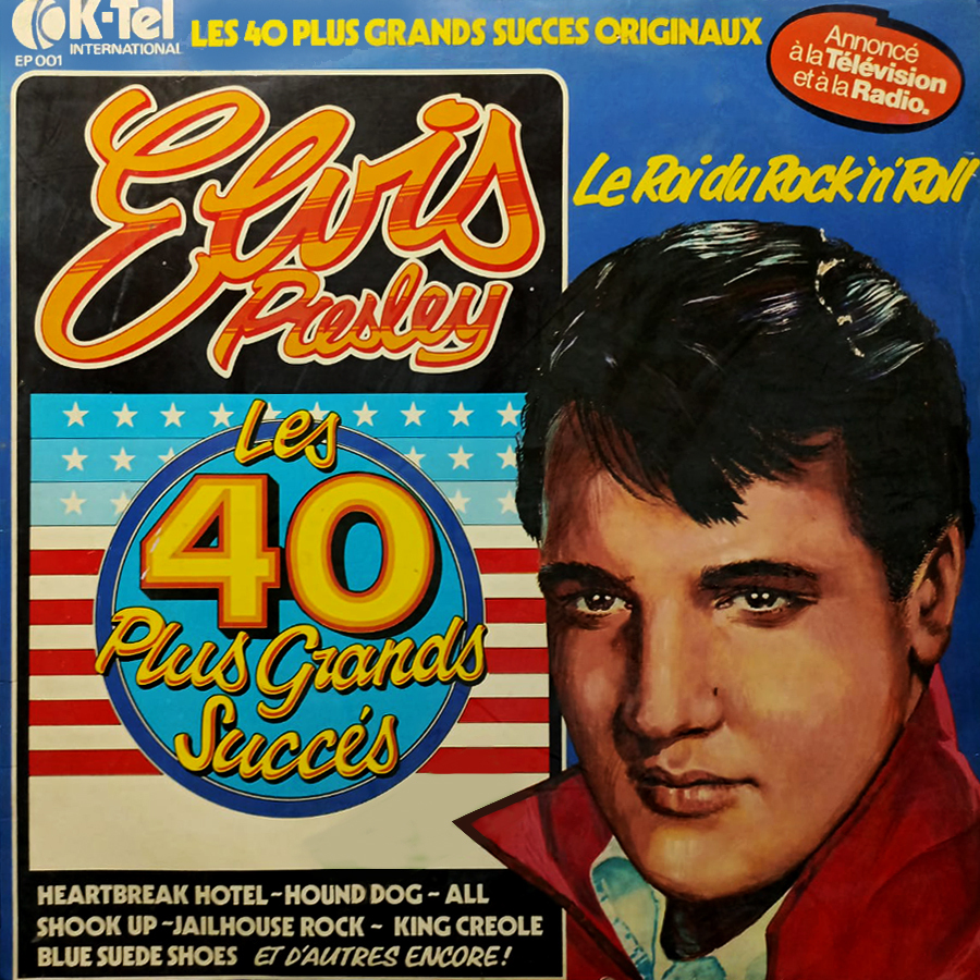 Vinil - Elvis Presley - Les 40 Plus Grands Succés Le Roi du Rock n Roll (EU/Duplo)