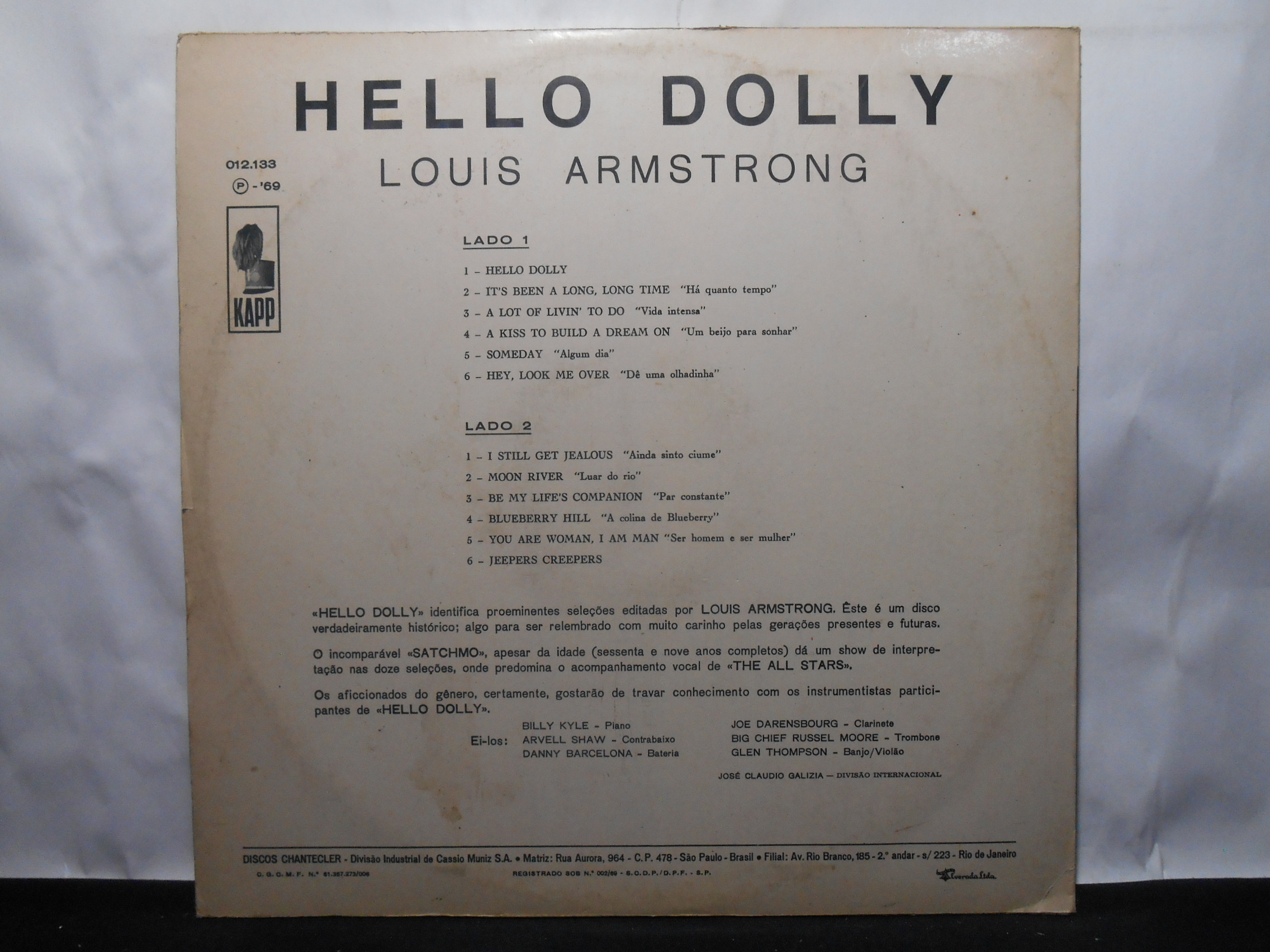 Vinil - Louis Armstrong - Hello, Dolly!
