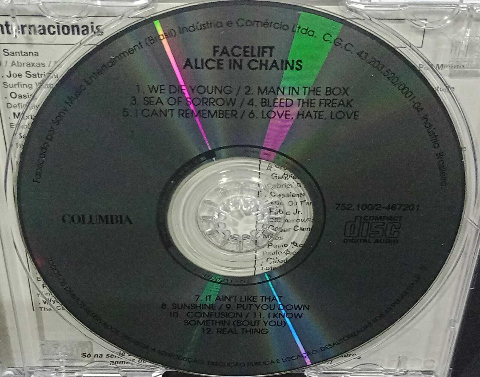 CD - Alice in Chains - Facelift