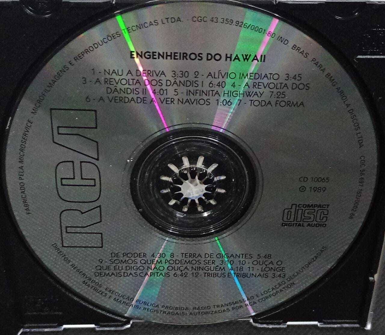 CD - Engenheiros do Hawaii - Alívio Imediato