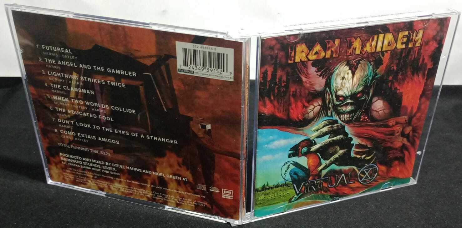 CD - Iron Maiden - Virtual XI (acrilico)