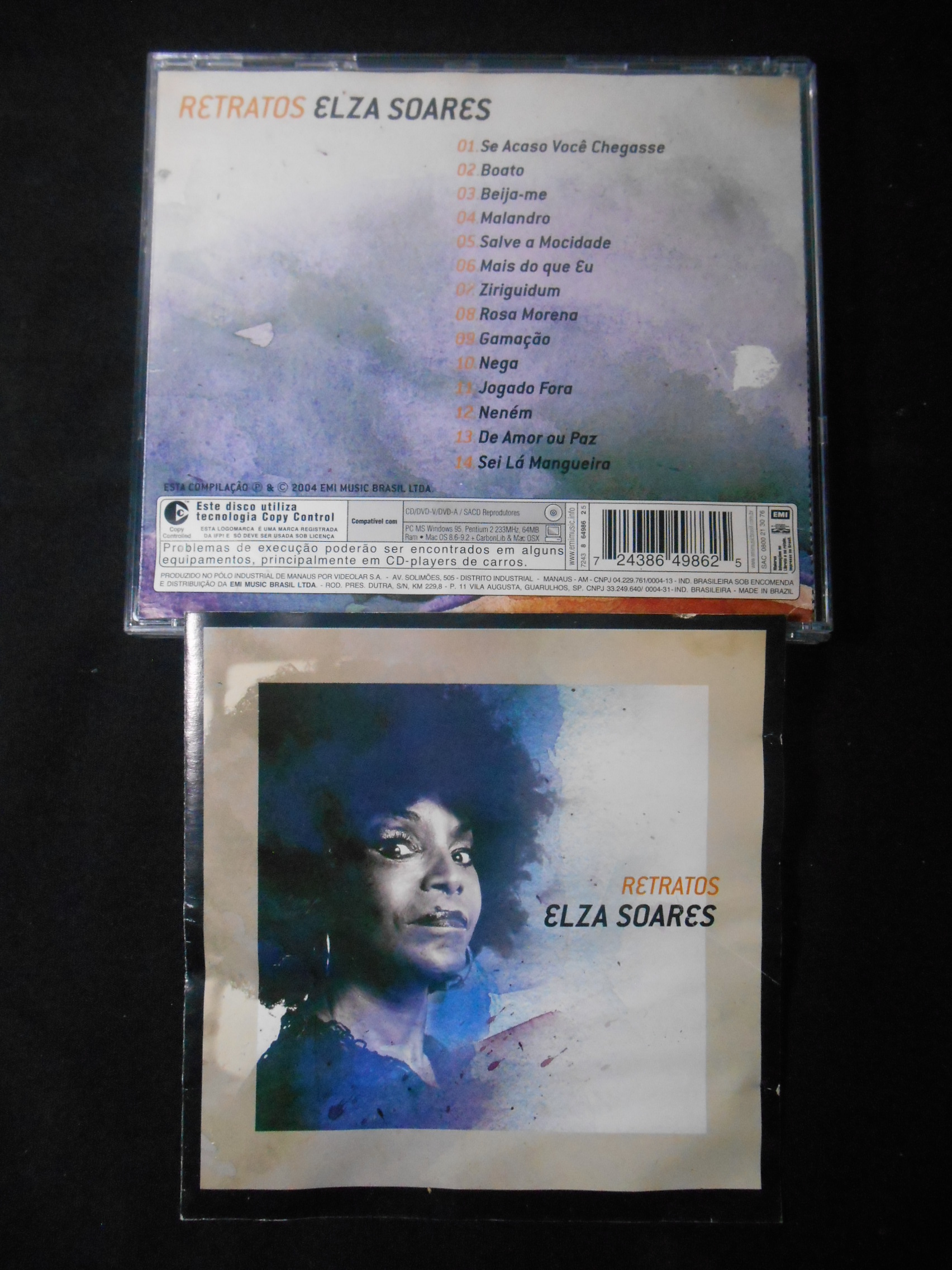 CD - Elza Soares - Retratos