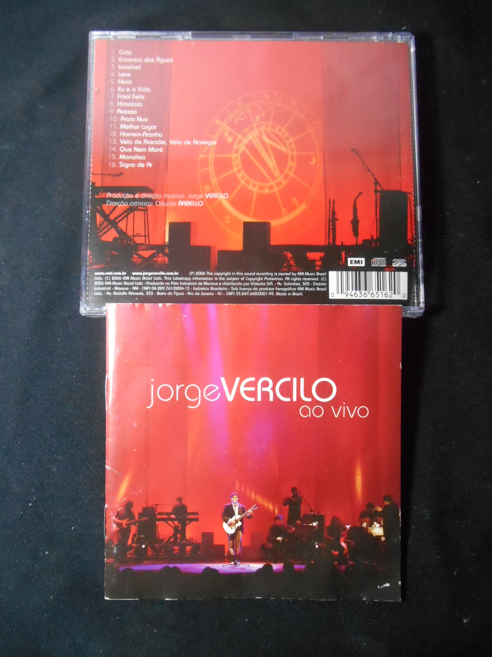 CD - Jorge Vercilo - Ao Vivo
