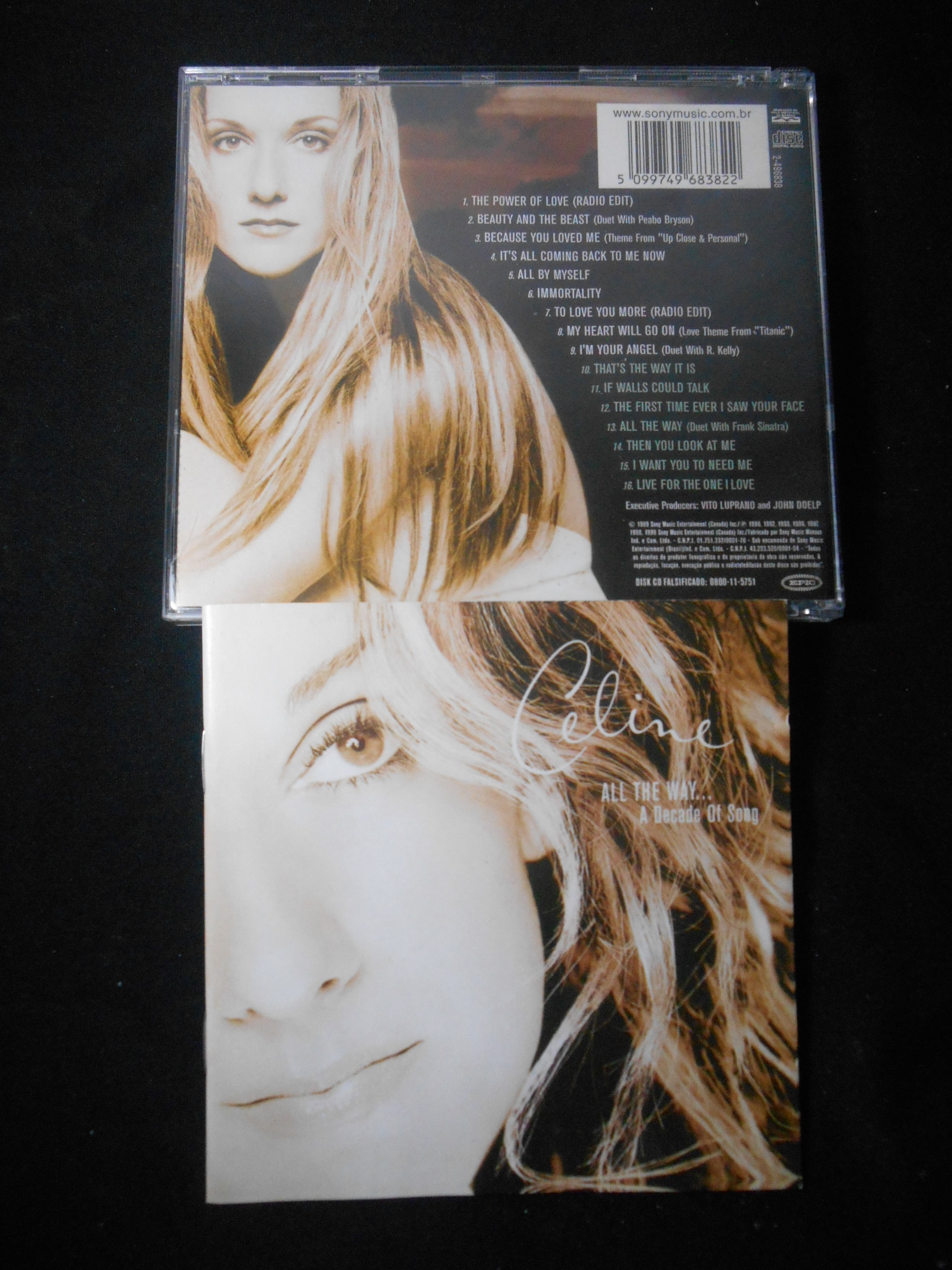 CD - Celine Dion - All The Way... A Decade Of Song