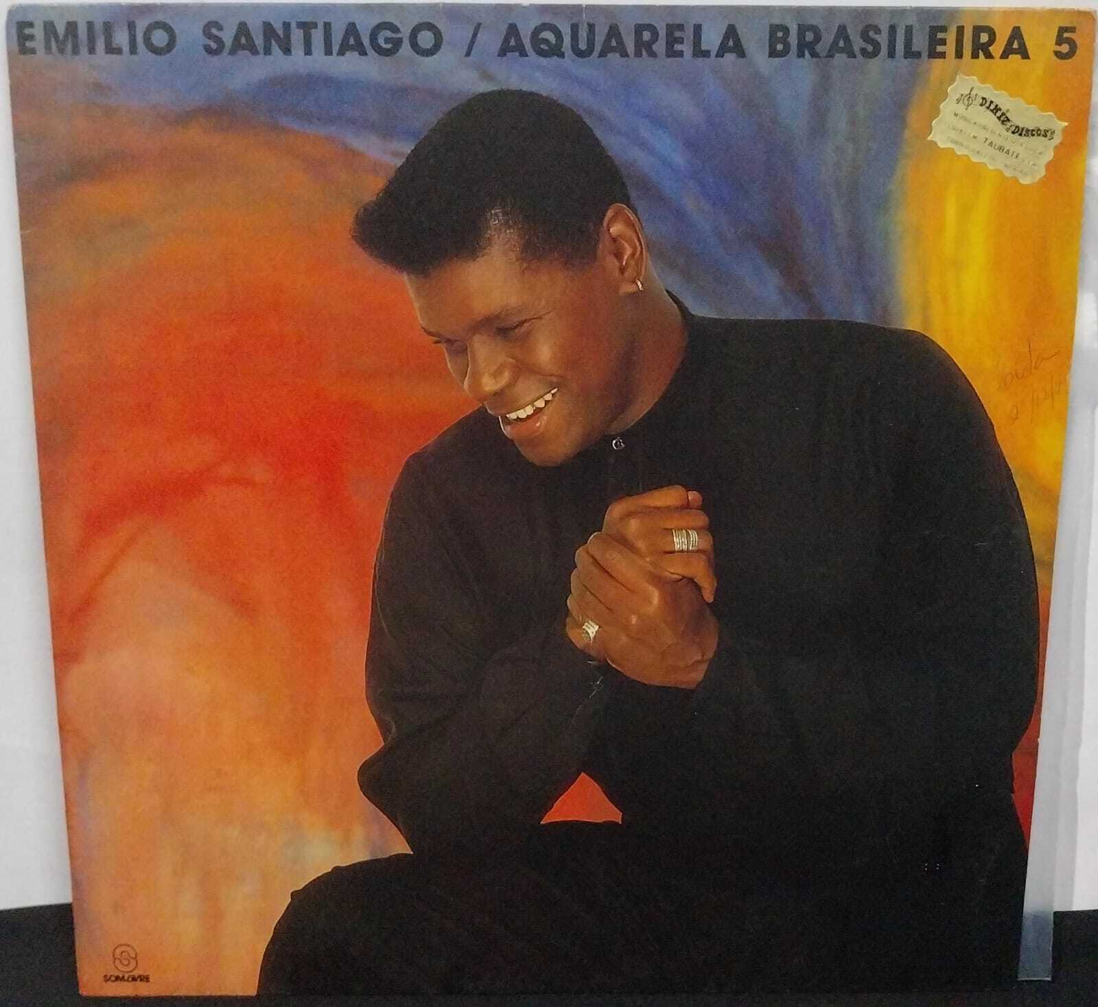 Vinil - Emílio Santiago - Aquarela Brasileira 5