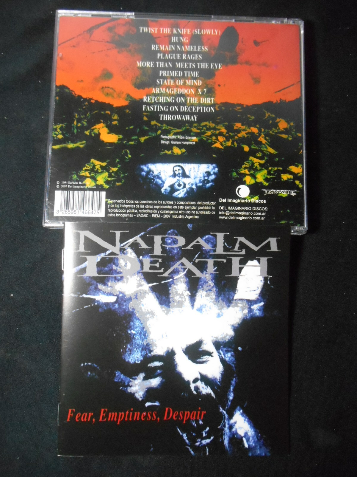 CD - Napalm Death - Fear Emptiness Despair (IMP)