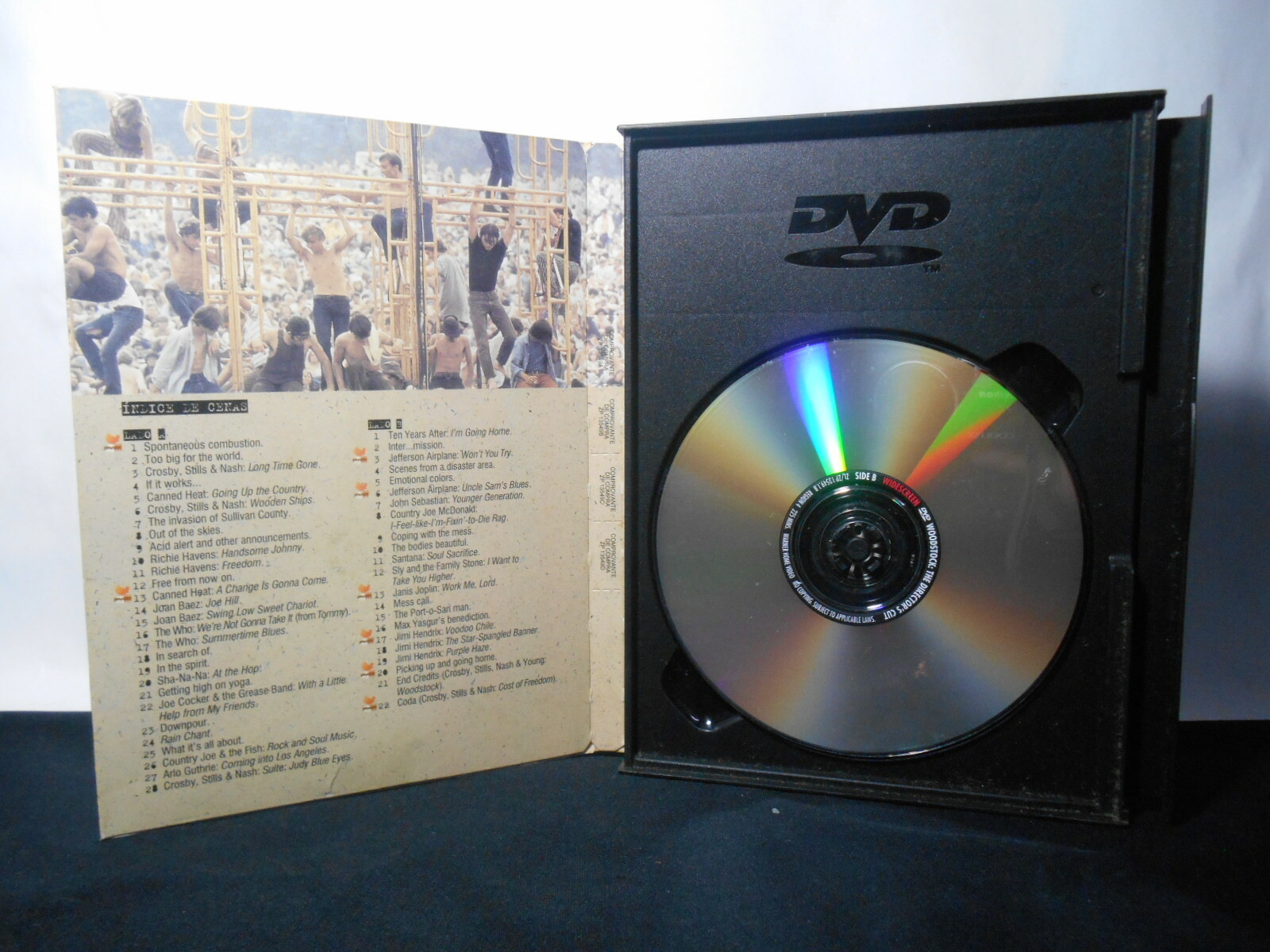 DVD - Woodstock - 3 Dias de Paz Amor e Música