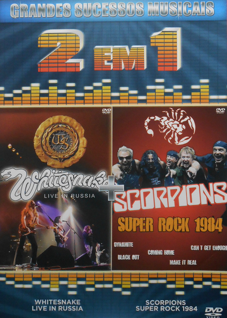 DVD - Whitesnake / Scorpions - Live in Russia / Super Rock 1984
