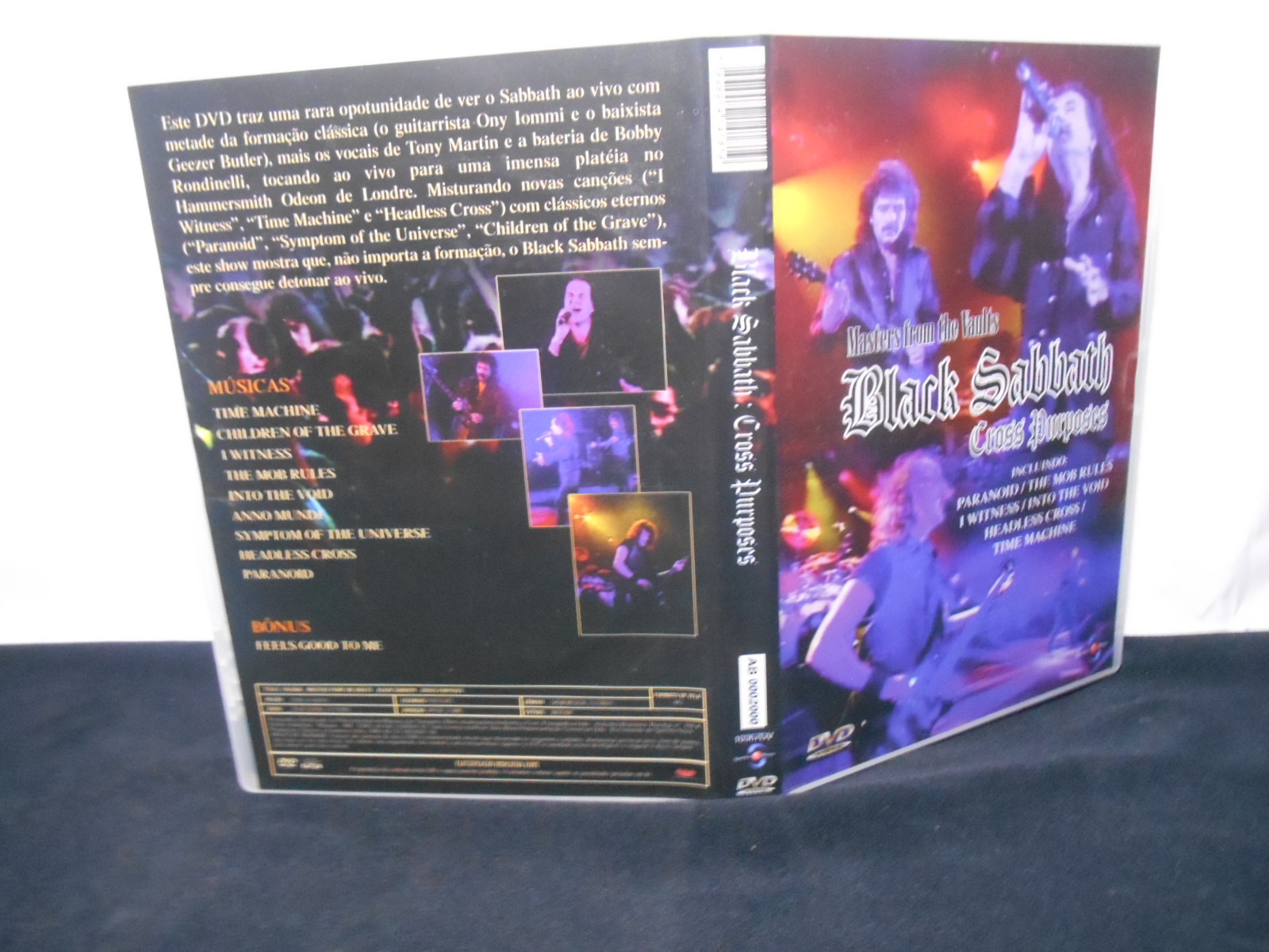 DVD - Black Sabbath - Cross Purposes Masters from the Vaults