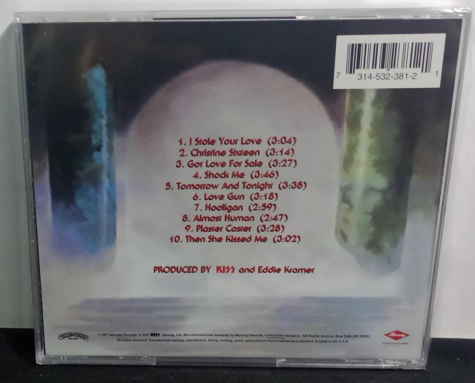 CD - Kiss - Love Gun (usa/Lacrado)